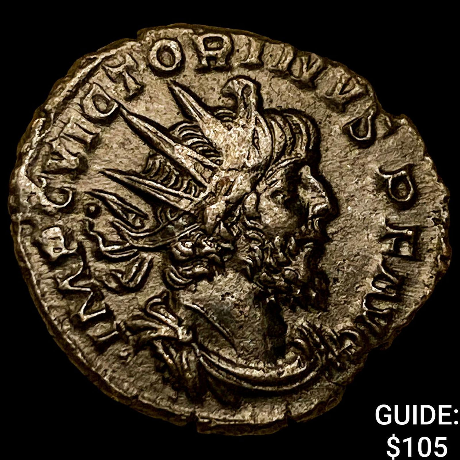 Romano-Gallic Victorinus 269-271 AD Dbl Denarius CHOICE AU (1 of 2)