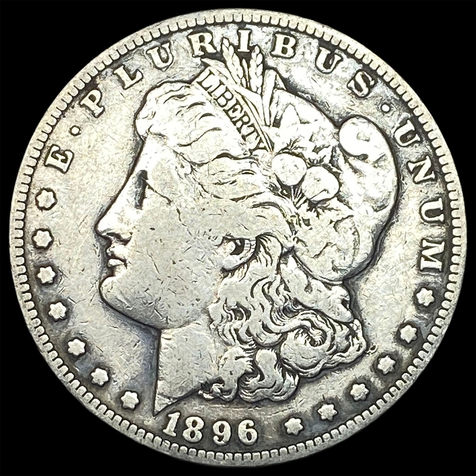 1896 Silver Morgan Dollar HIGH GRADE: 1896 Silver Morgan Dollar HIGH GRADE