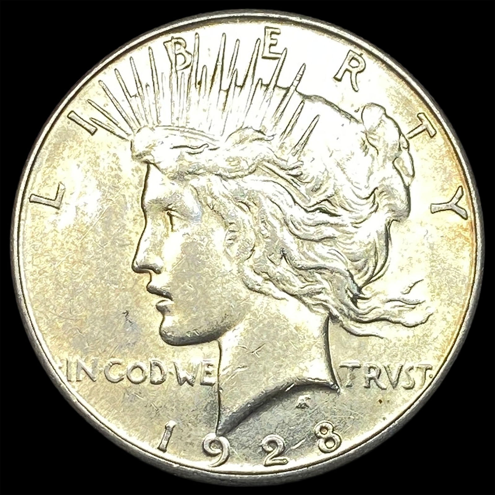 1928 Silver Peace Dollar CLOSELY UNCIRCULATED: 1928 Silver Peace Dollar CLOSELY UNCIRCULATED