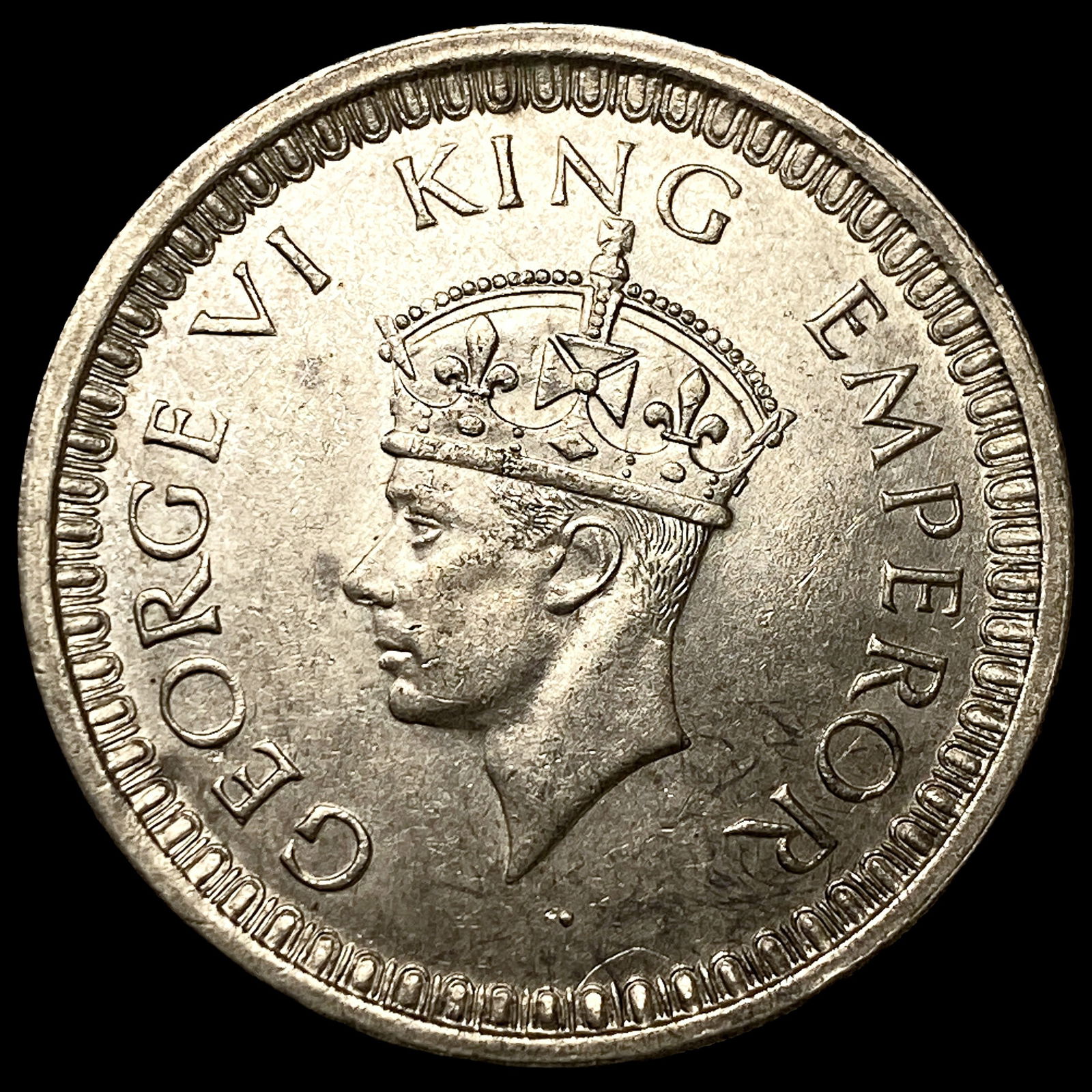 1942 India-British Silver Rupee UNCIRCULATED: 1942 India-British Silver Rupee UNCIRCULATED