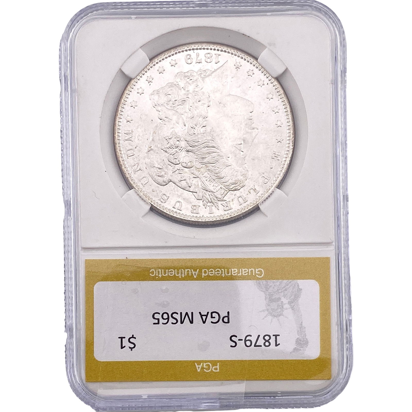 1879-S Morgan Silver Dollar PGA MS65 (1 of 2)