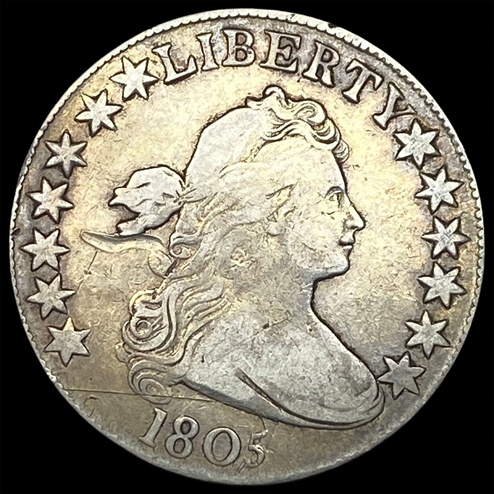 1805 Draped Bust Half Dollar LIGHTLY CIRCULATED (1 of 2)