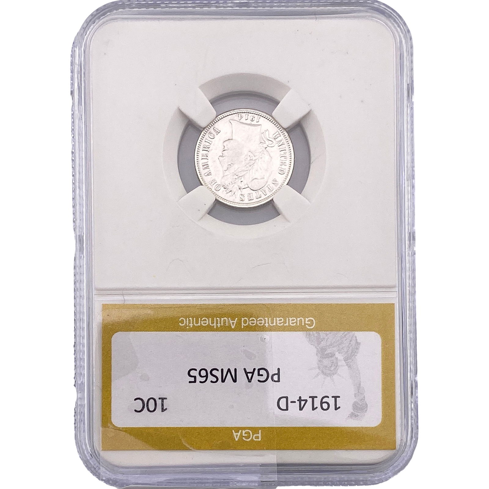 1914-D Barber Dime PGA MS65 (1 of 2)