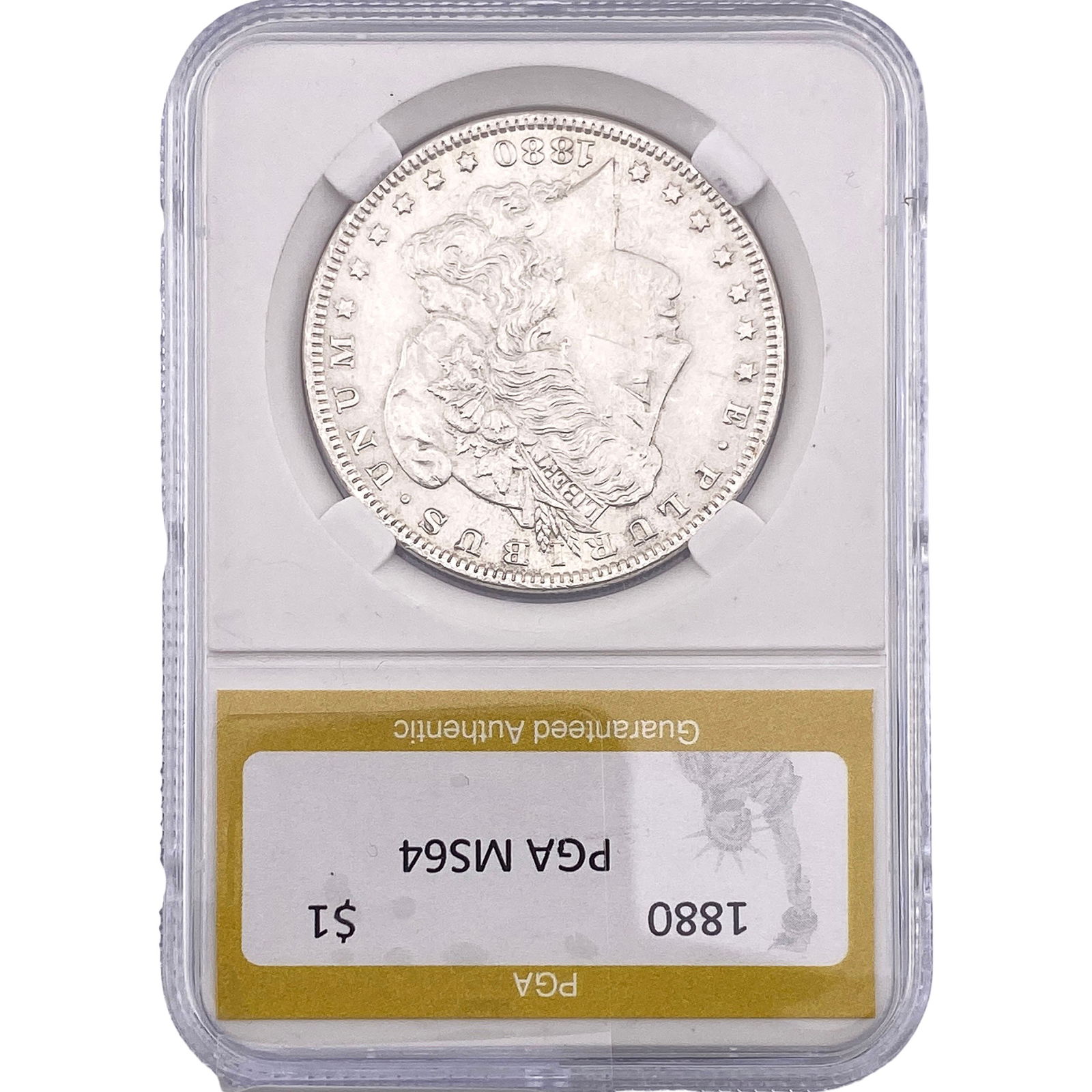1880 Morgan Silver Dollar PGA MS64 (1 of 2)