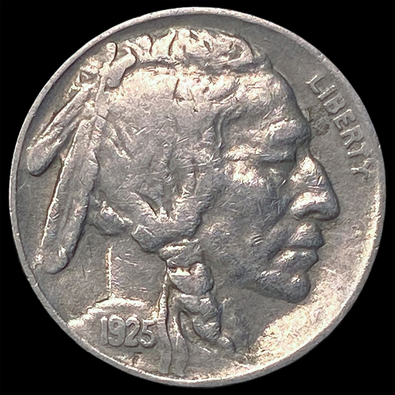 1925 Buffalo Nickel ABOUT UNCIRCULATED: 1925 Buffalo Nickel ABOUT UNCIRCULATED