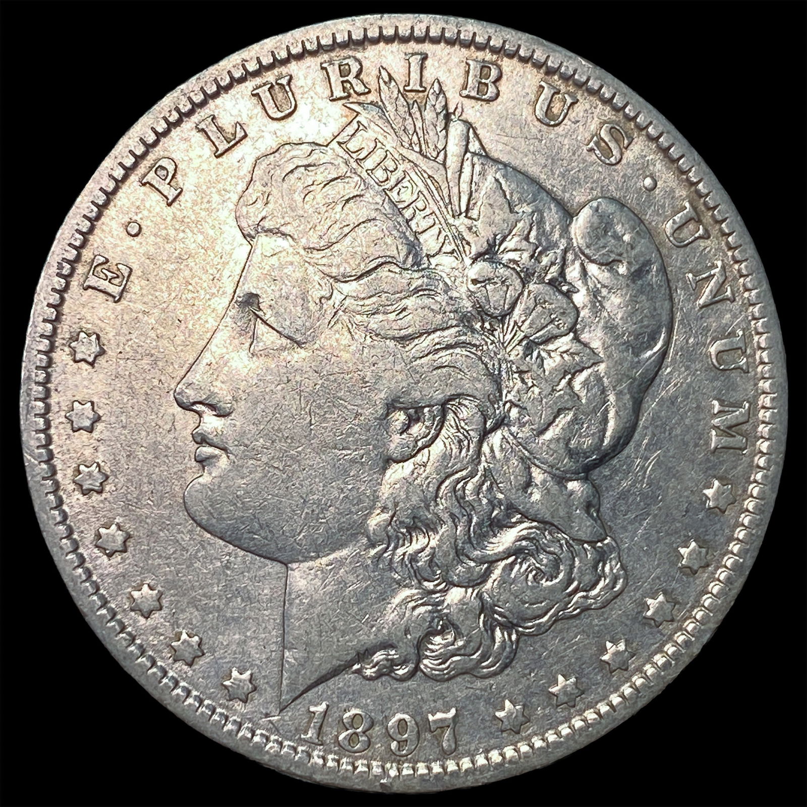 1897-O Silver Morgan Dollar ABOUT UNCIRCULATED: 1897-O Silver Morgan Dollar ABOUT UNCIRCULATED