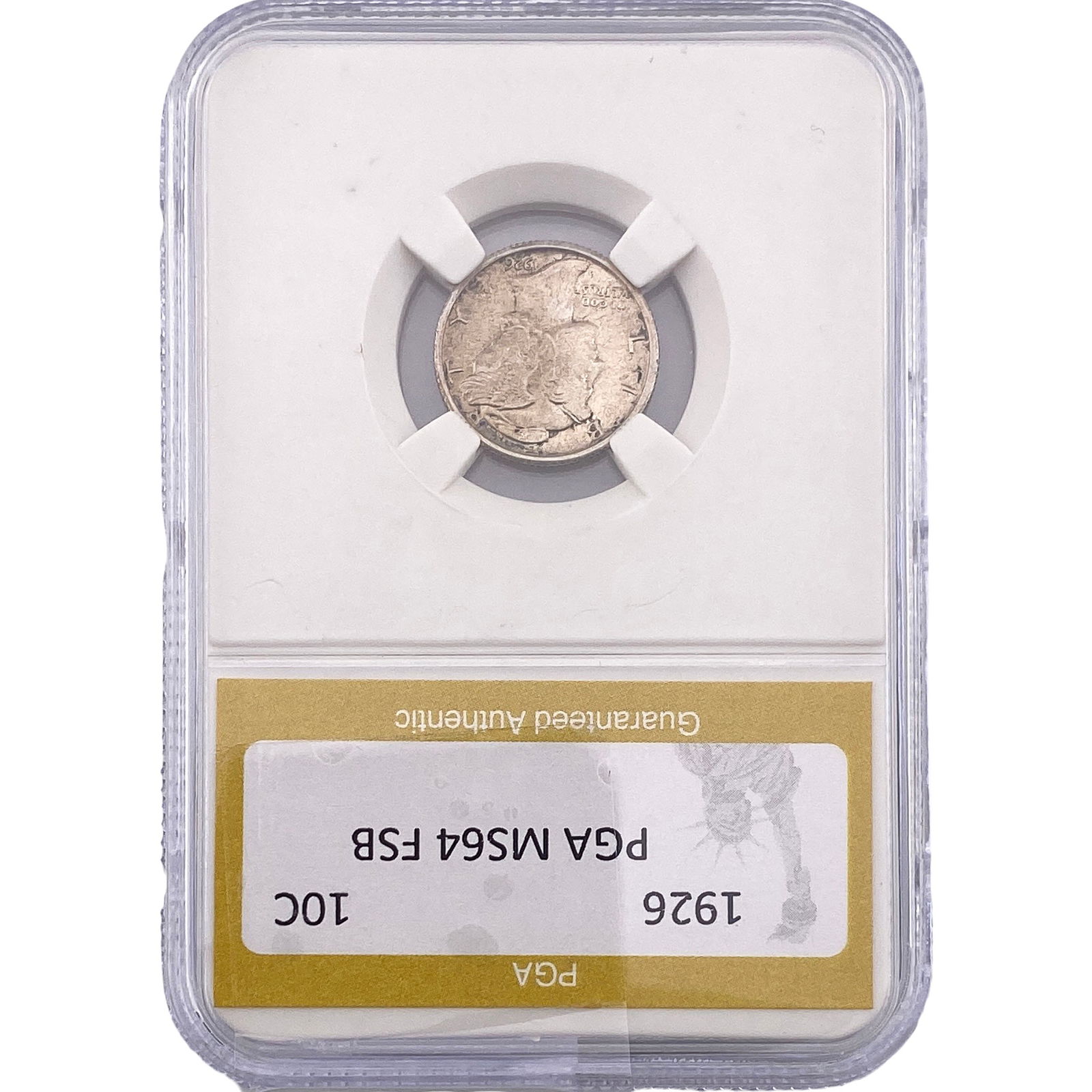 1926 Mercury Silver Dime PGA MS64 FSB (1 of 2)