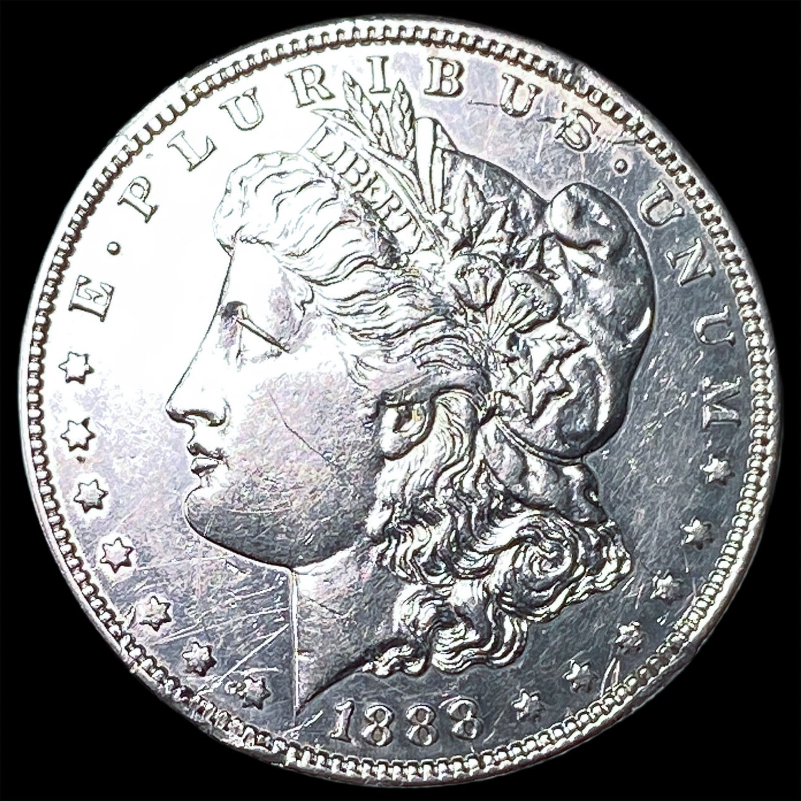 1883-S Silver Morgan Dollar CLOSELY UNCIRCULATED: 1883-S Silver Morgan Dollar CLOSELY UNCIRCULATED