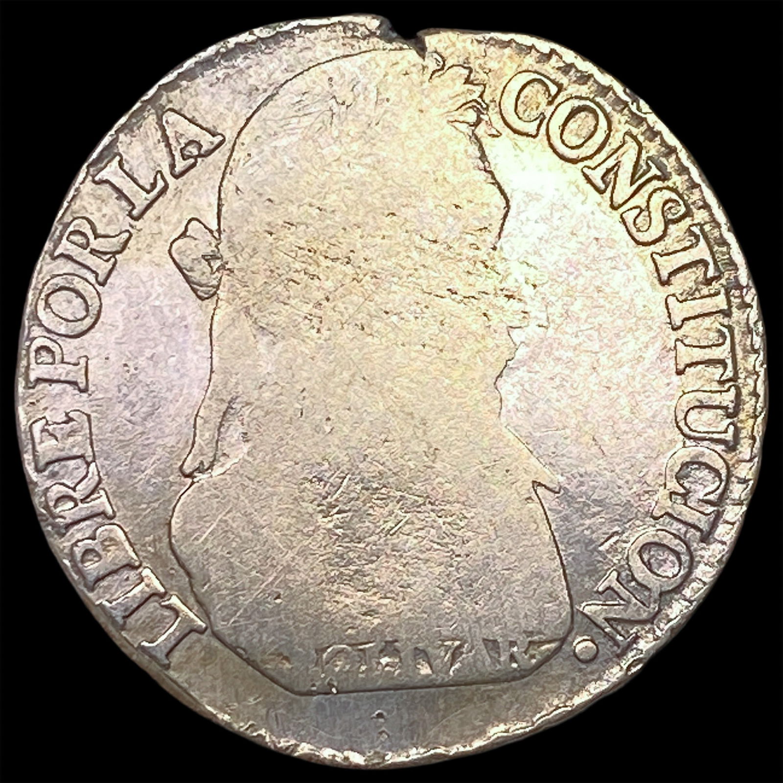 Bolivia 1830 PotosÃ­ Silver 8 Soles NICELY CIRCULATED (1 of 2)