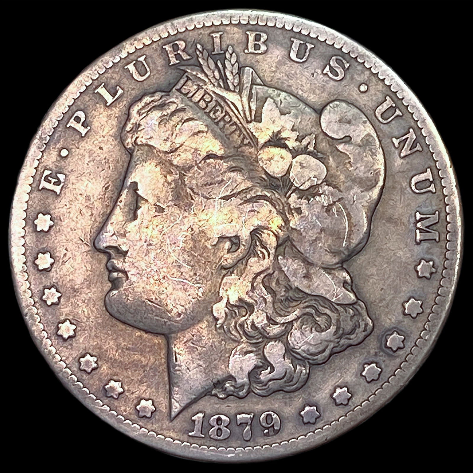 1879-CC Morgan Silver Dollar LIGHTLY CIRCULATED: 1879-CC Morgan Silver Dollar LIGHTLY CIRCULATED
