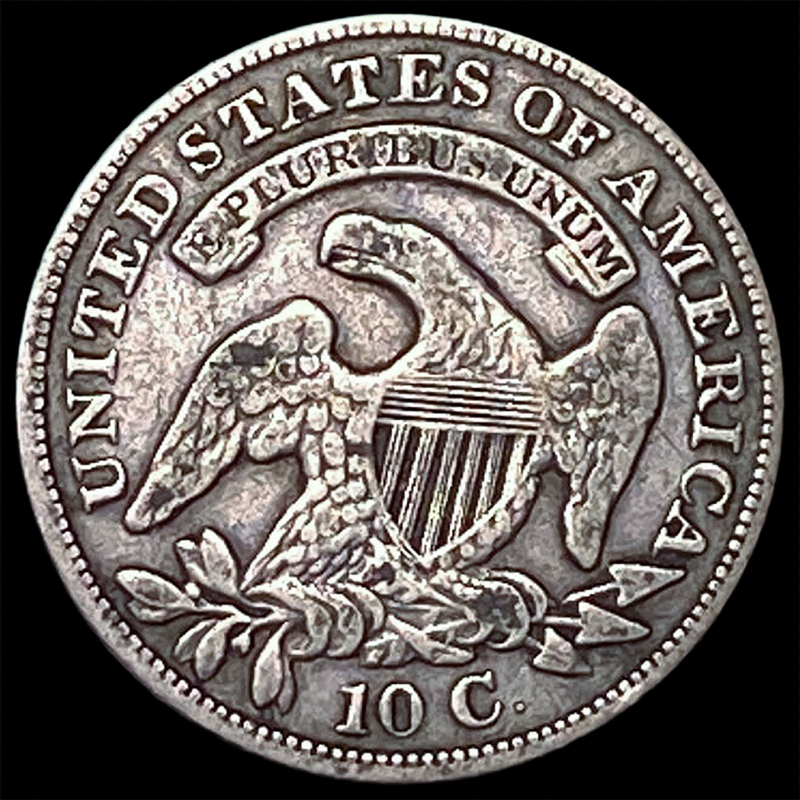 1830 Capped Bust Dime ABOUT UNCIRCULATED - 2