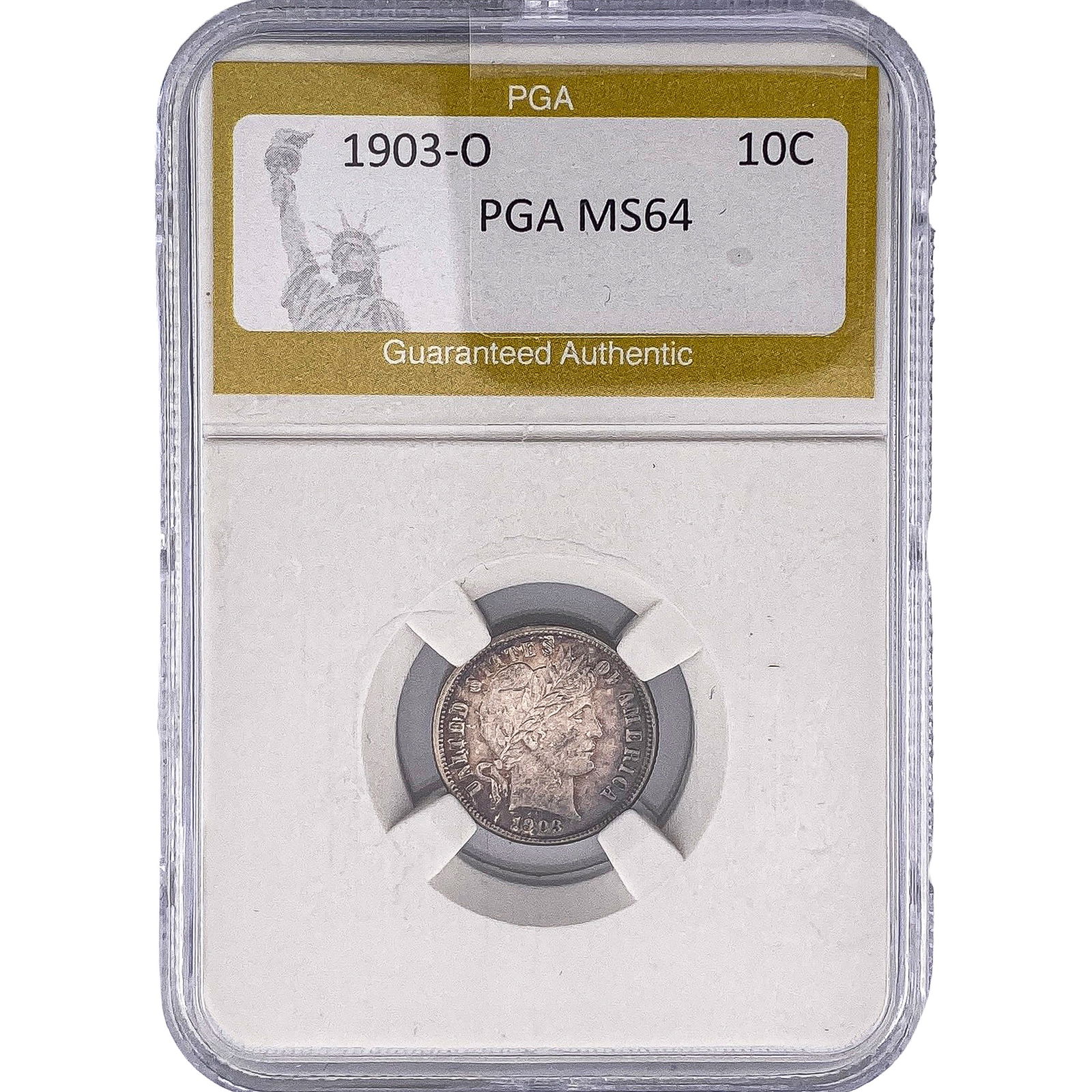 1903-O Barber Dime PGA MS64 (1 of 2)