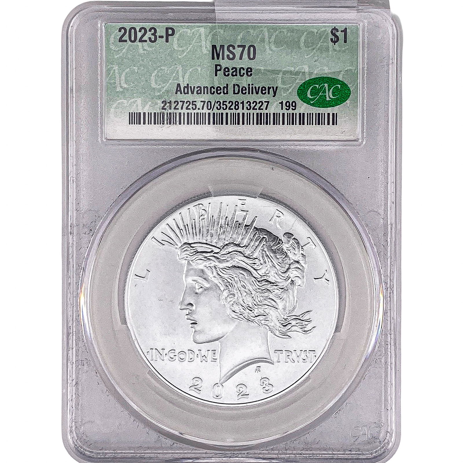 2023-P Morgan Silver Dollar CAC MS70: 2023-P Morgan Silver Dollar CAC MS70