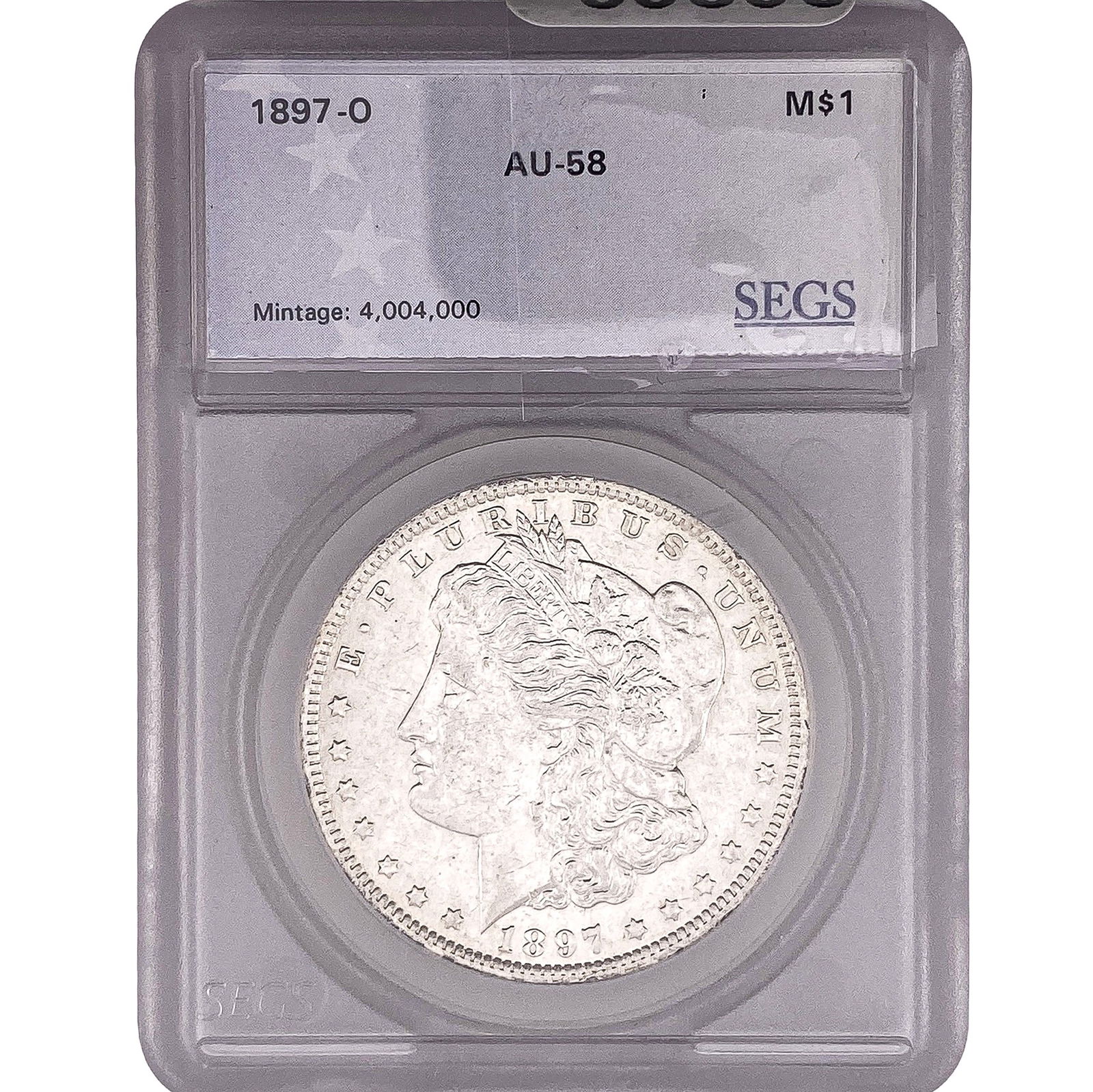 1897-O Morgan Silver Dollar SEGS AU58 (1 of 2)