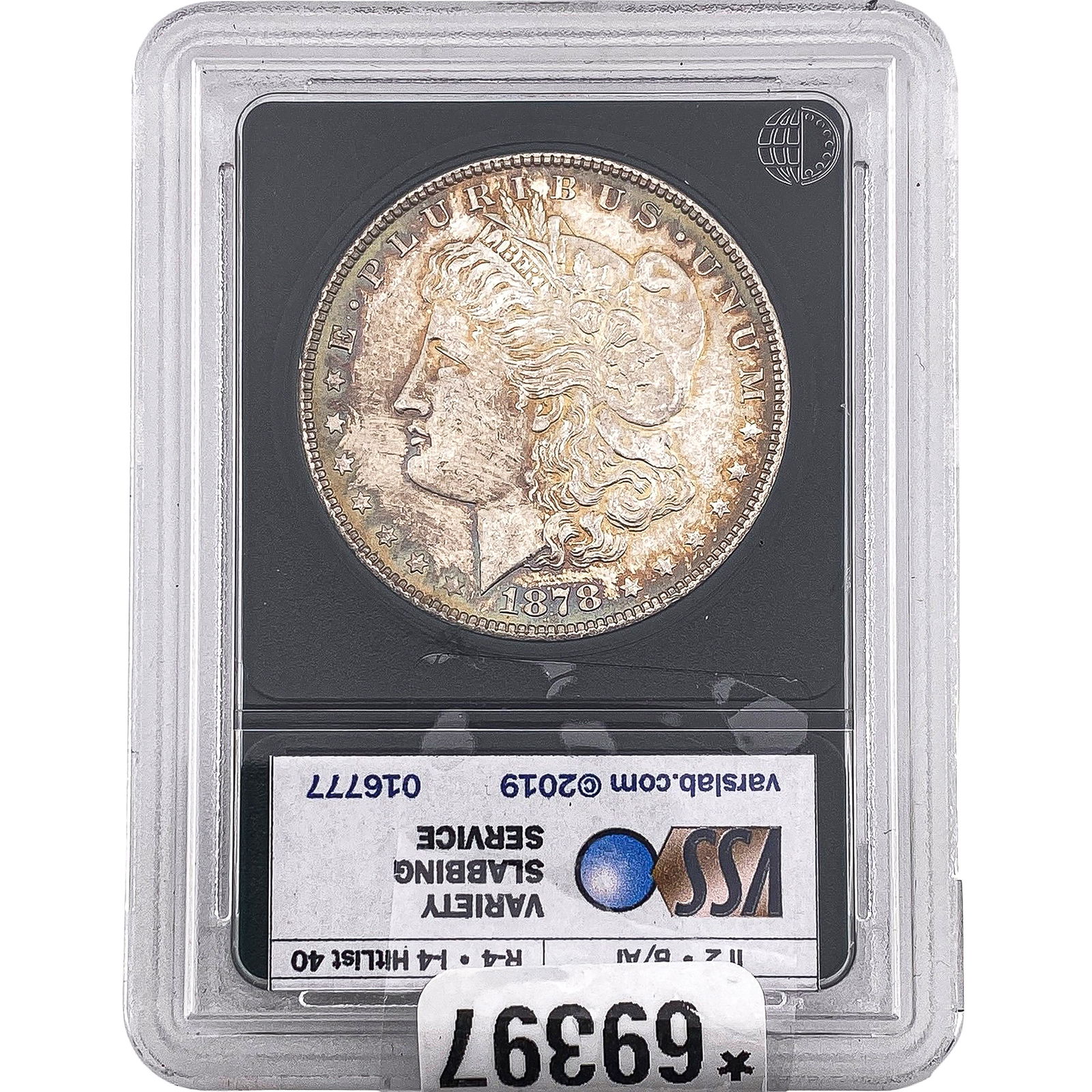 1878 Morgan Silver Dollar VSS VAM 39: 1878 Morgan Silver Dollar VSS VAM 39