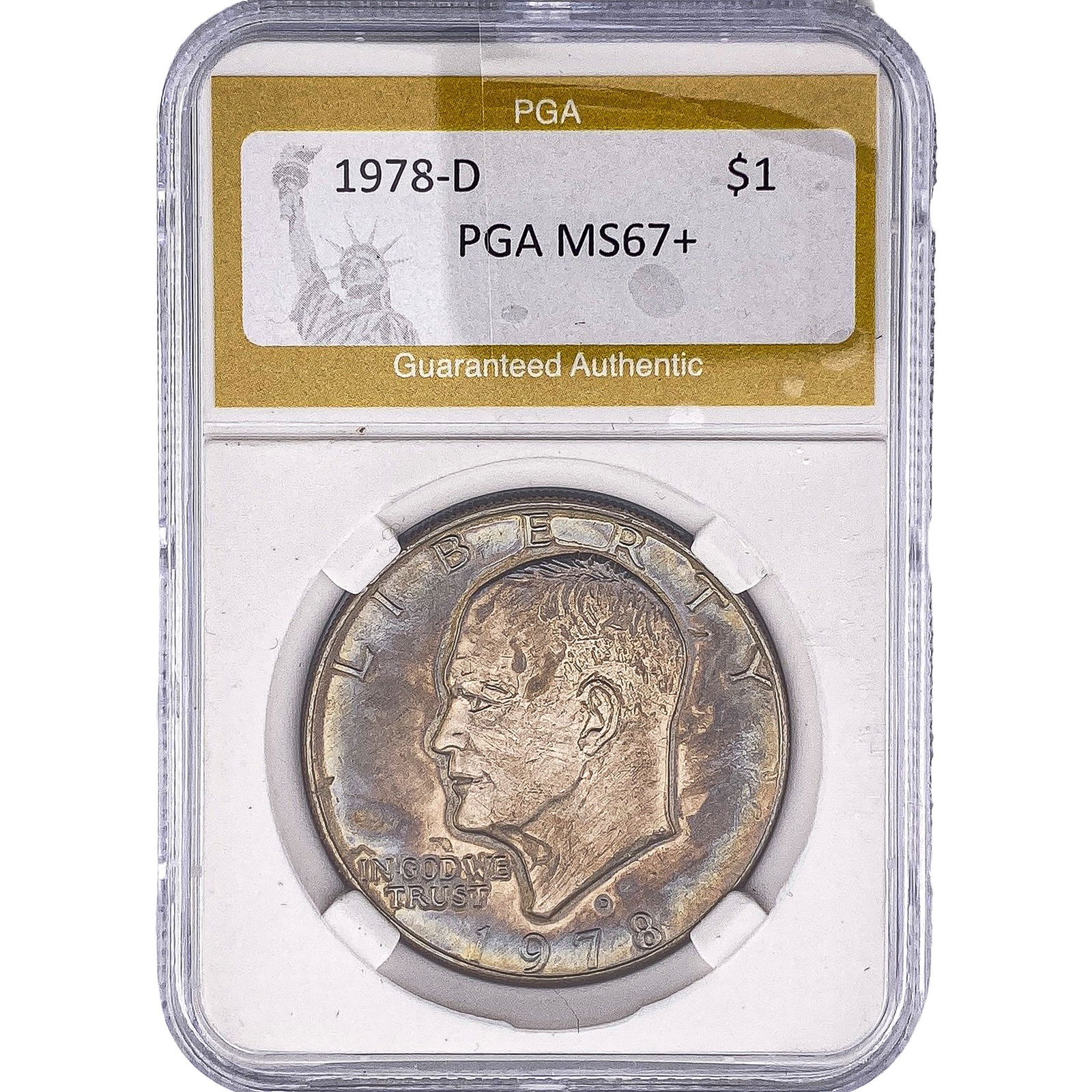 1978-D Eisenhower Dollar PGA MS67+ (1 of 2)
