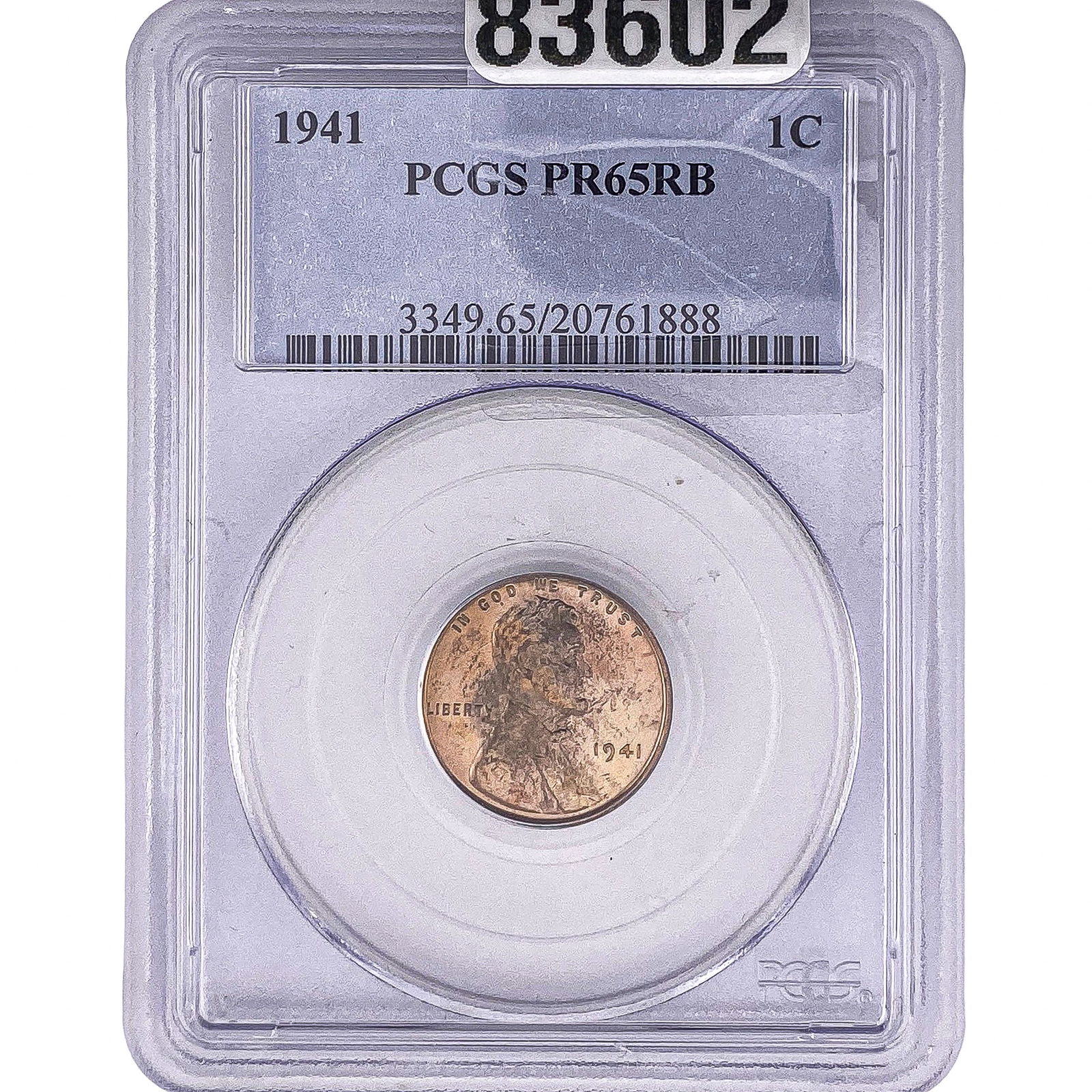 1941 Wheat Cent PCGS PR65 RB (1 of 2)