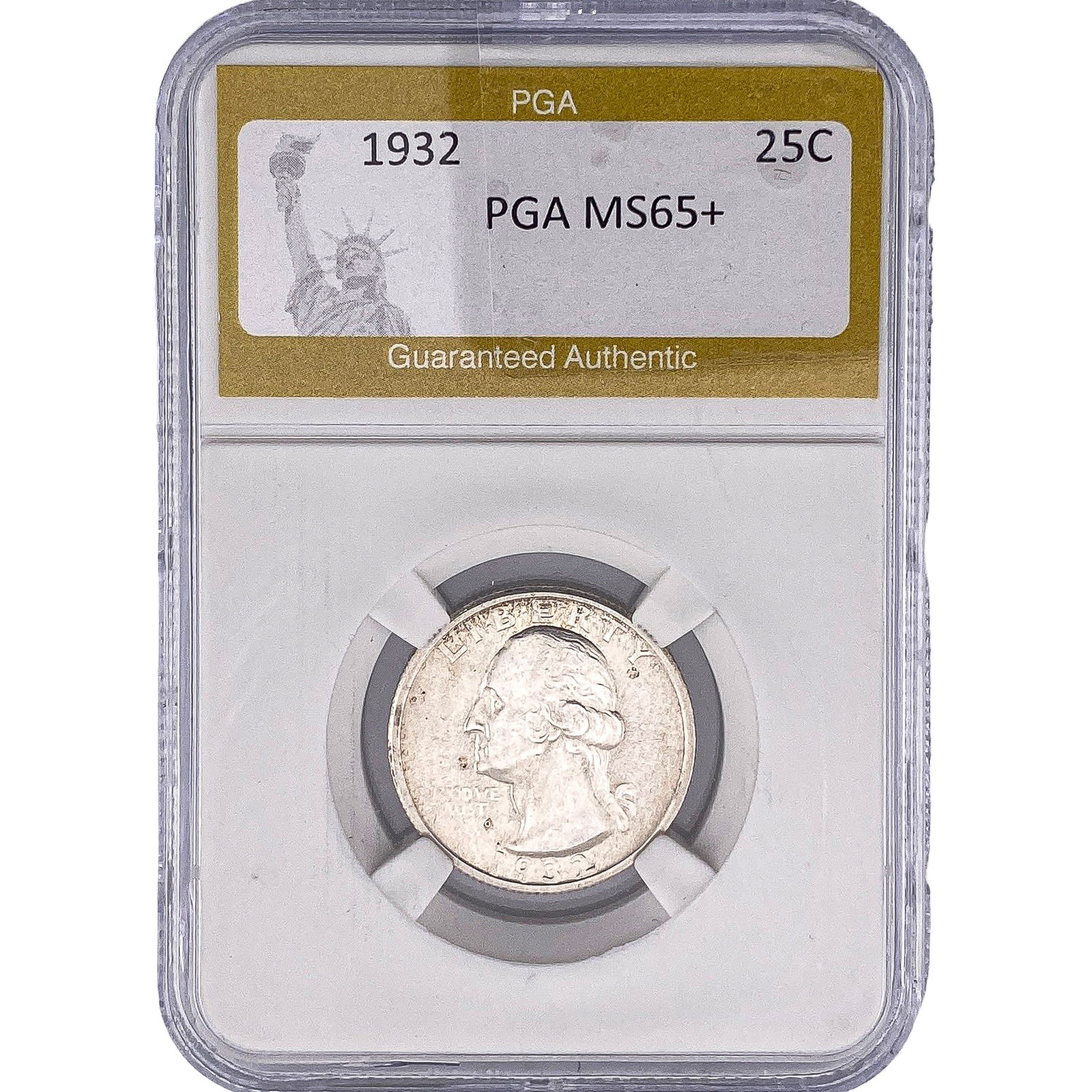 1932 Washington Silver Quarter PGA MS65+: 1932 Washington Silver Quarter PGA MS65+