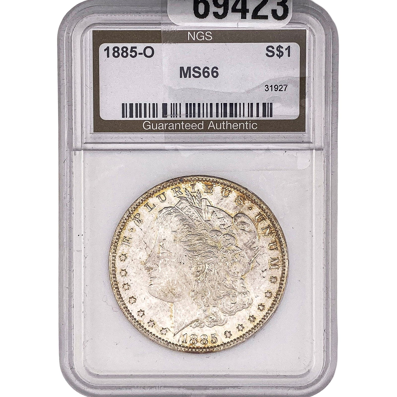 1885-O Morgan Silver Dollar NGS MS66 (1 of 2)