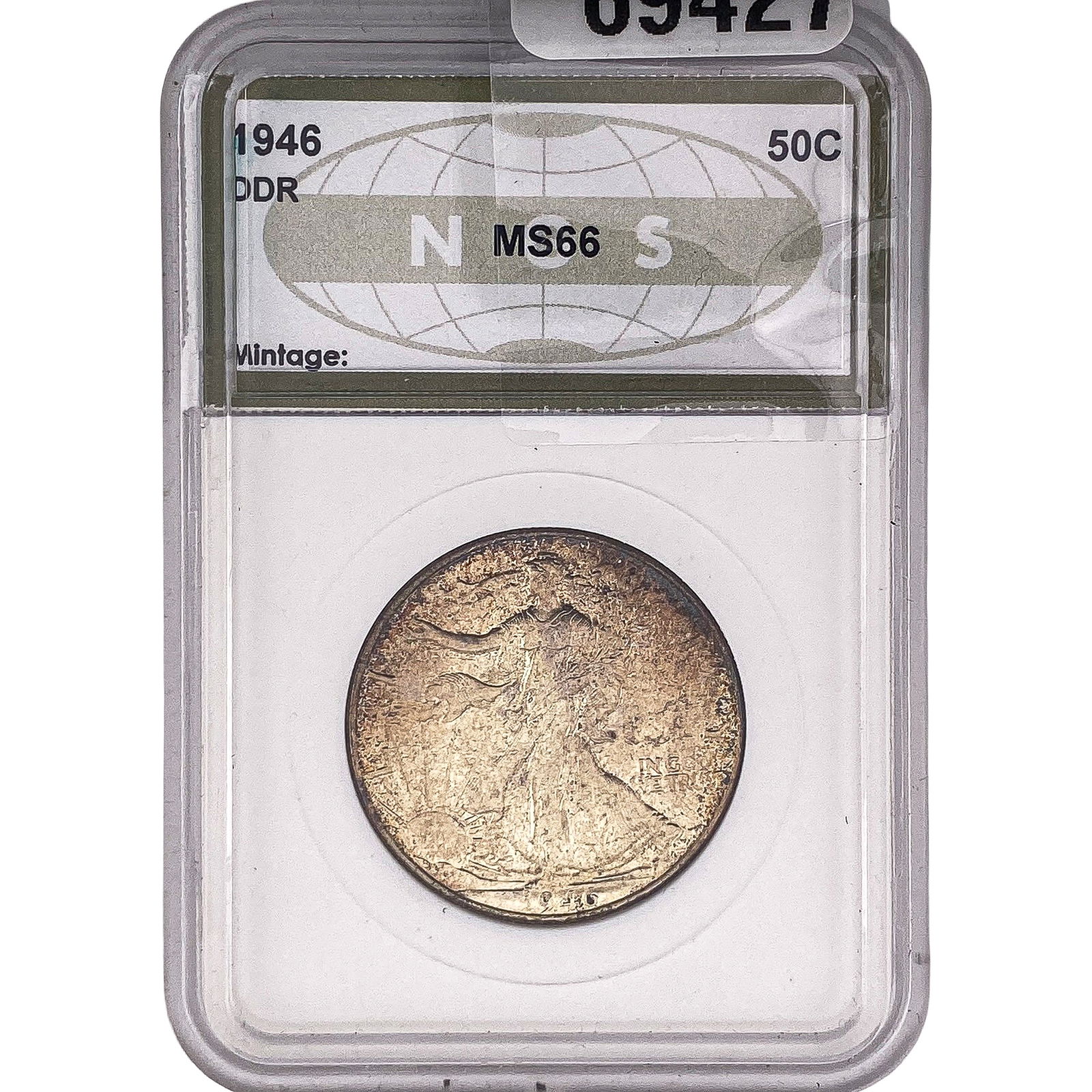 1946 Walking Liberty Half Dollar NGS MS66: 1946 Walking Liberty Half Dollar NGS MS66