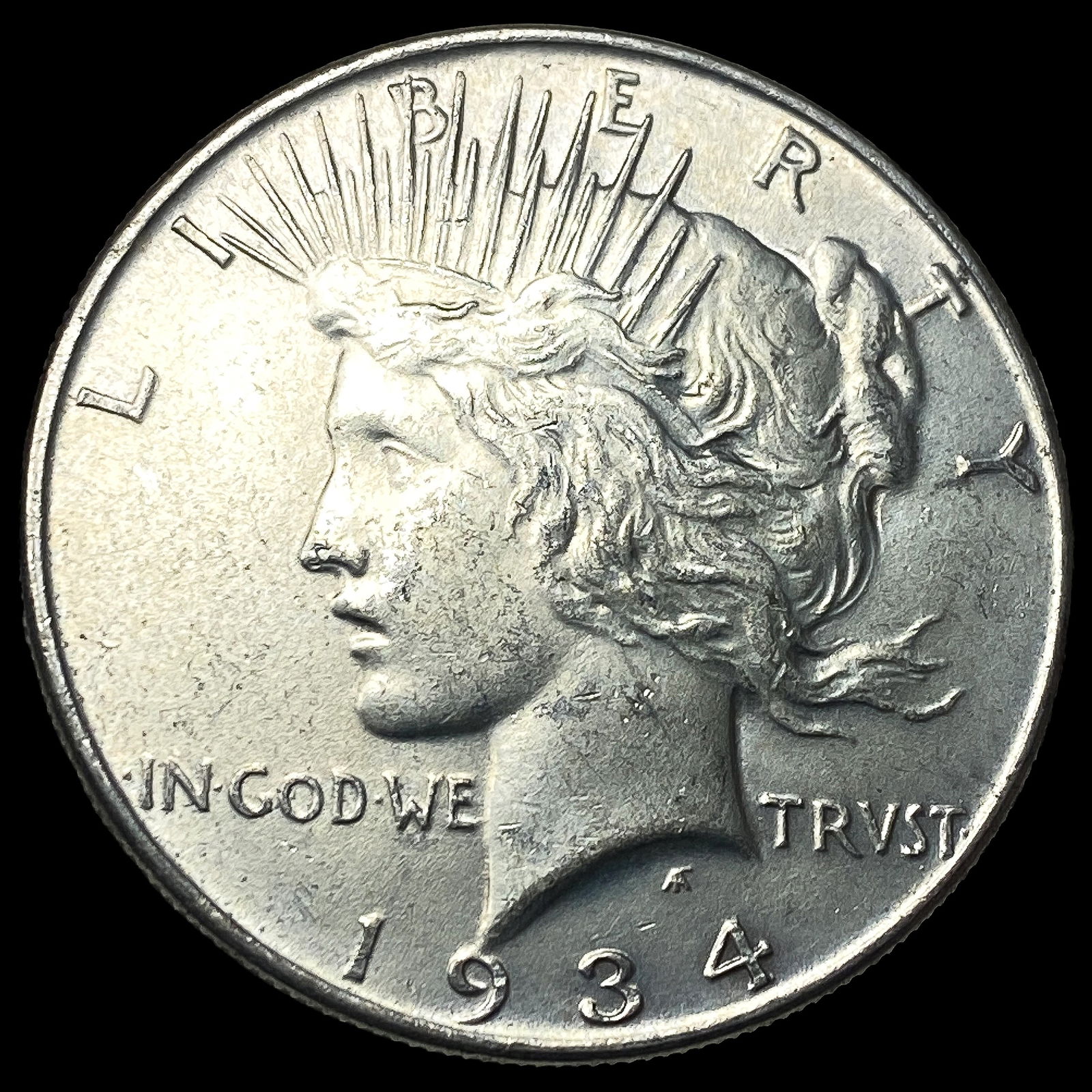 1934 Peace Silver Dollar CLOSELY UNCIRCULATED (1 of 2)
