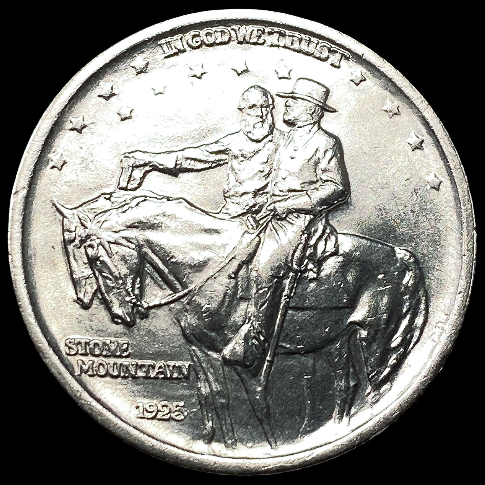 1925 Silver Stone Mountain Half Dollar UNCIRCULATED (1 of 2)