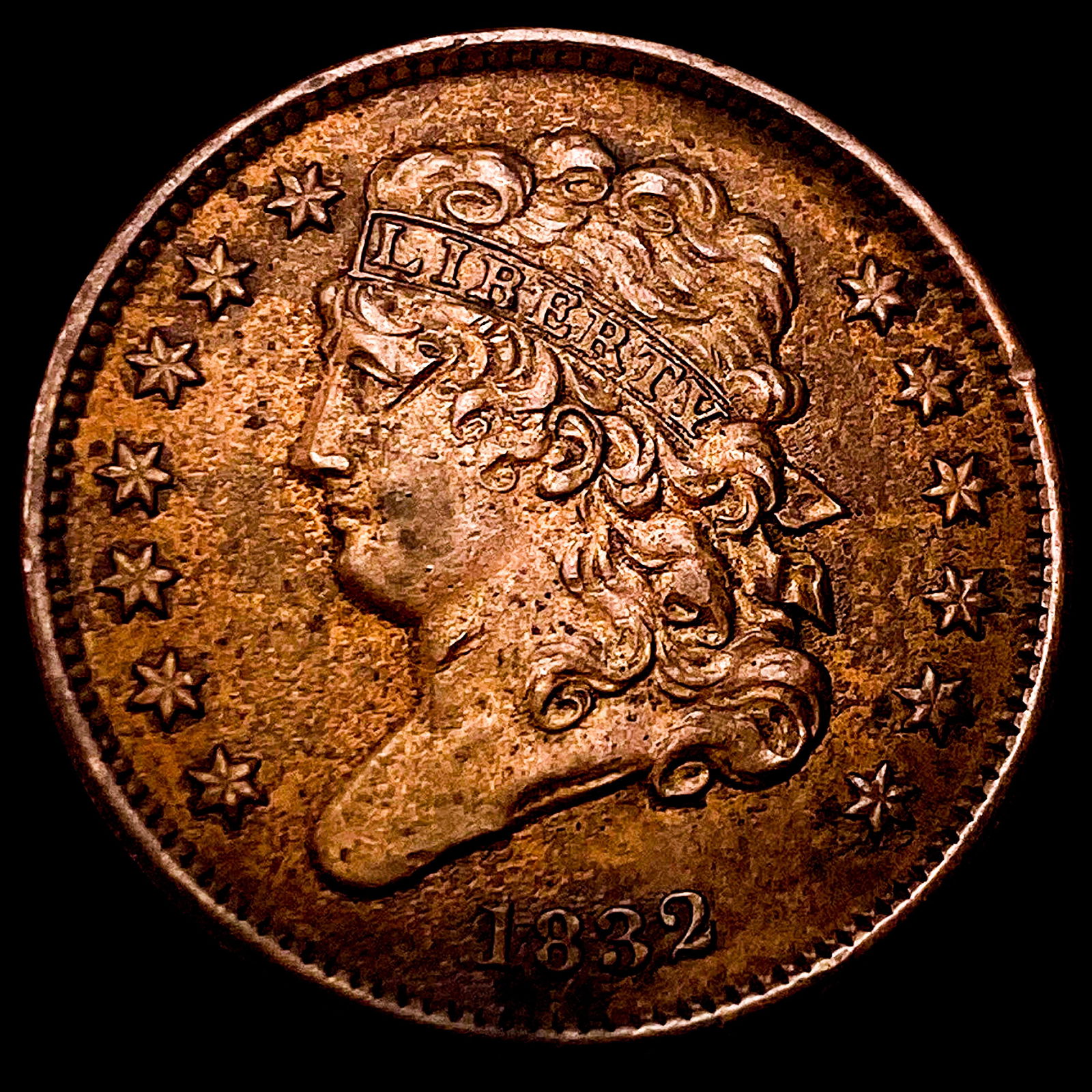 1832 Classic Head Half Cent CLOSELY UNCIRCULATED (1 of 2)