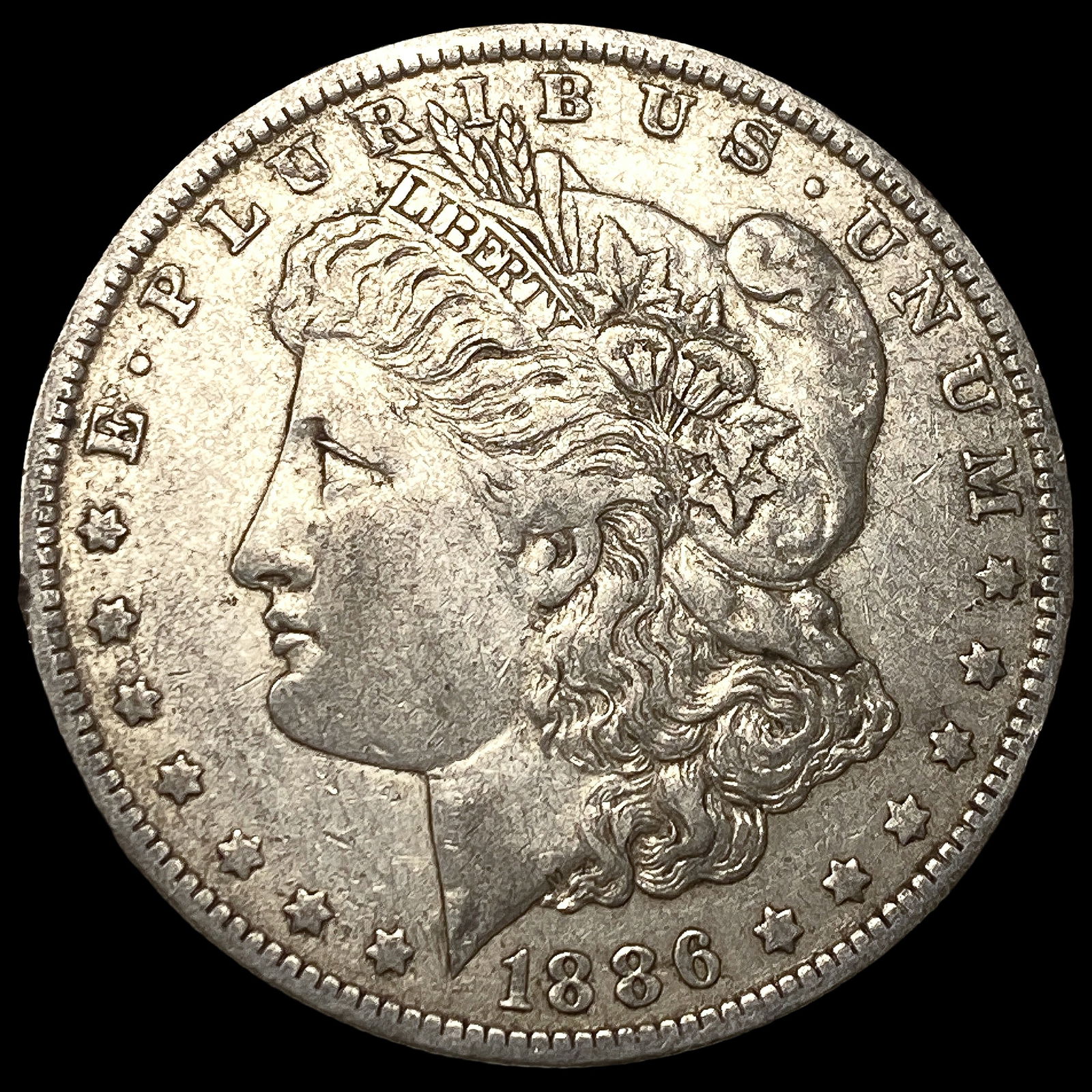 1886-O Silver Morgan Dollar NEARLY UNCIRCULATED: 1886-O Silver Morgan Dollar NEARLY UNCIRCULATED