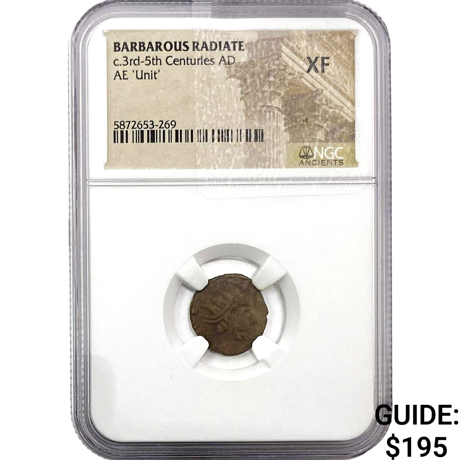 Barbarous Radiate c.3rd-5th Cent. Bronze 'Unit' XF: Barbarous Radiate c.3rd-5th Cent. Bronze 'Unit' XF