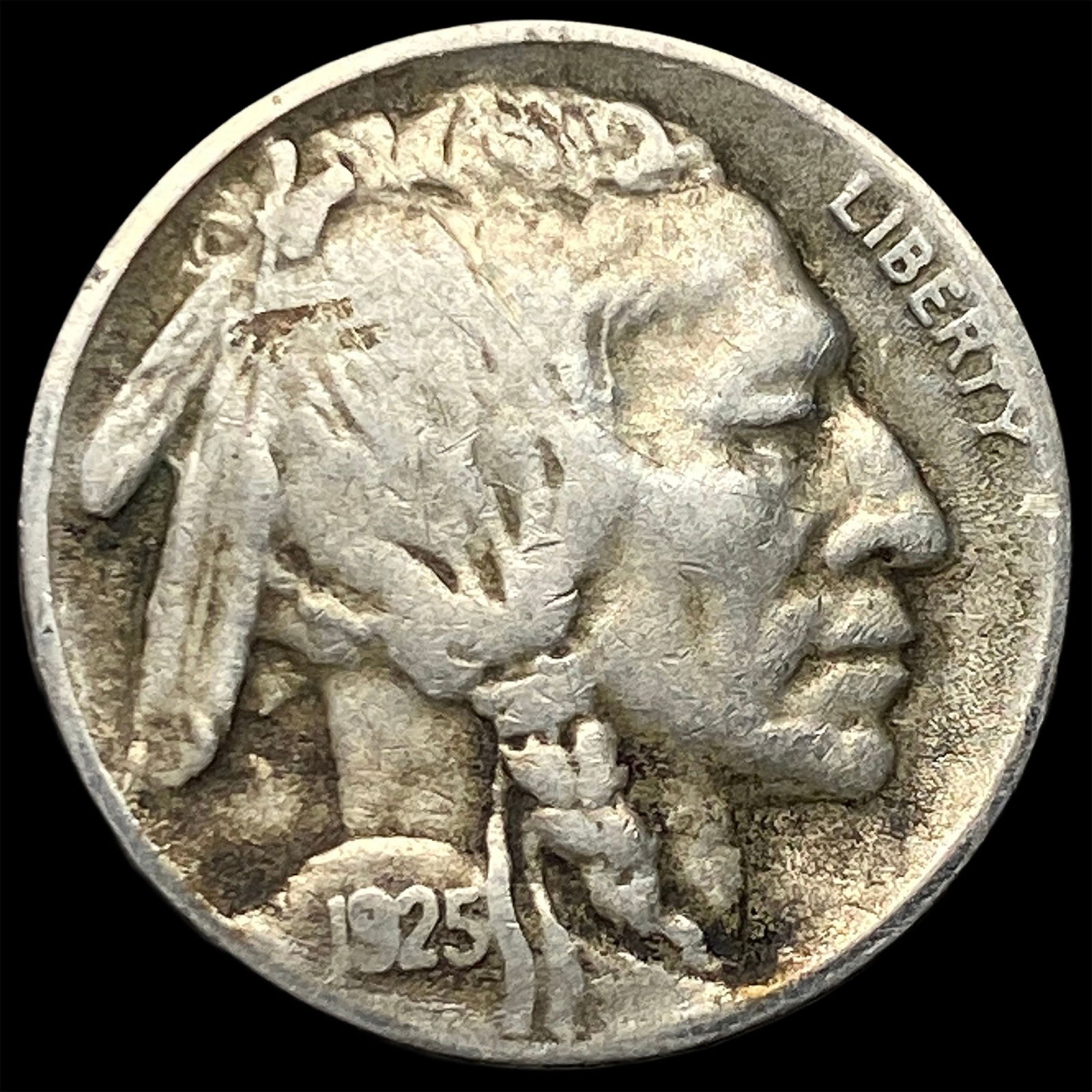 1925-S Buffalo Nickel LIGHTLY CIRCULATED: 1925-S Buffalo Nickel LIGHTLY CIRCULATED