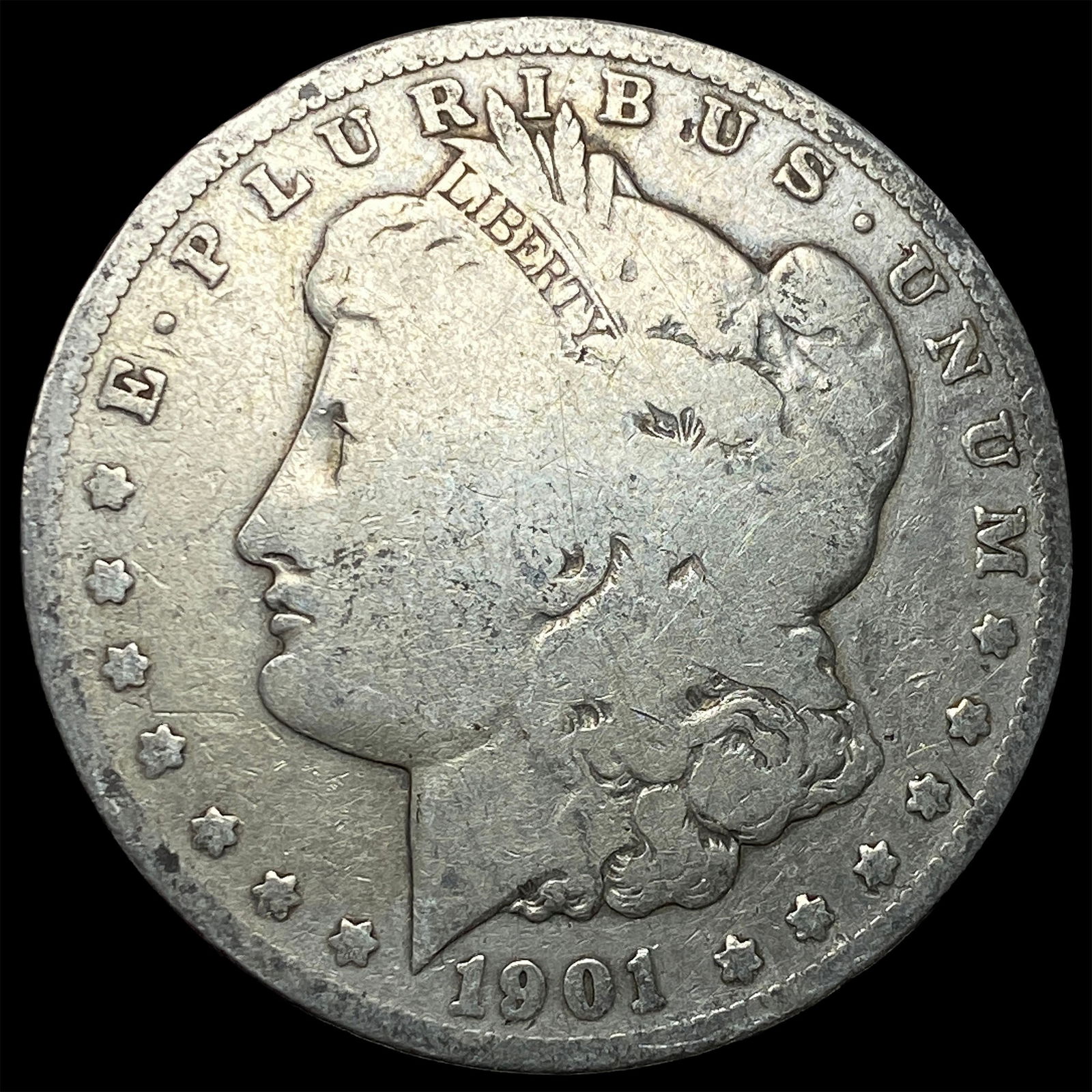 1901-S Silver Morgan Dollar NICELY CIRCULATED (1 of 2)