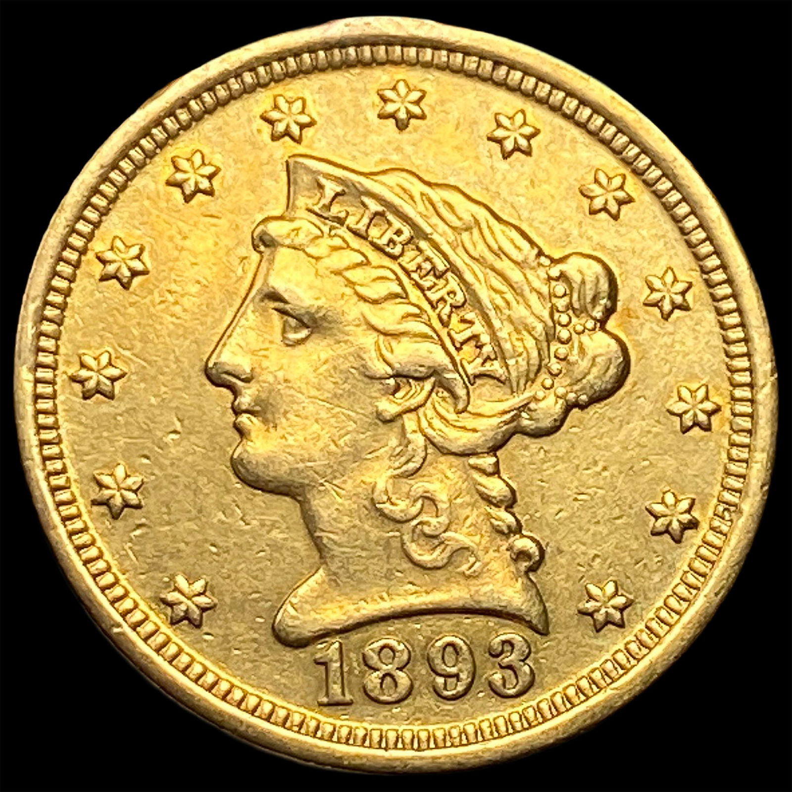 1893 Liberty Head Gold $2.50 Quarter Eagle UNCIRCULATED (1 of 2)