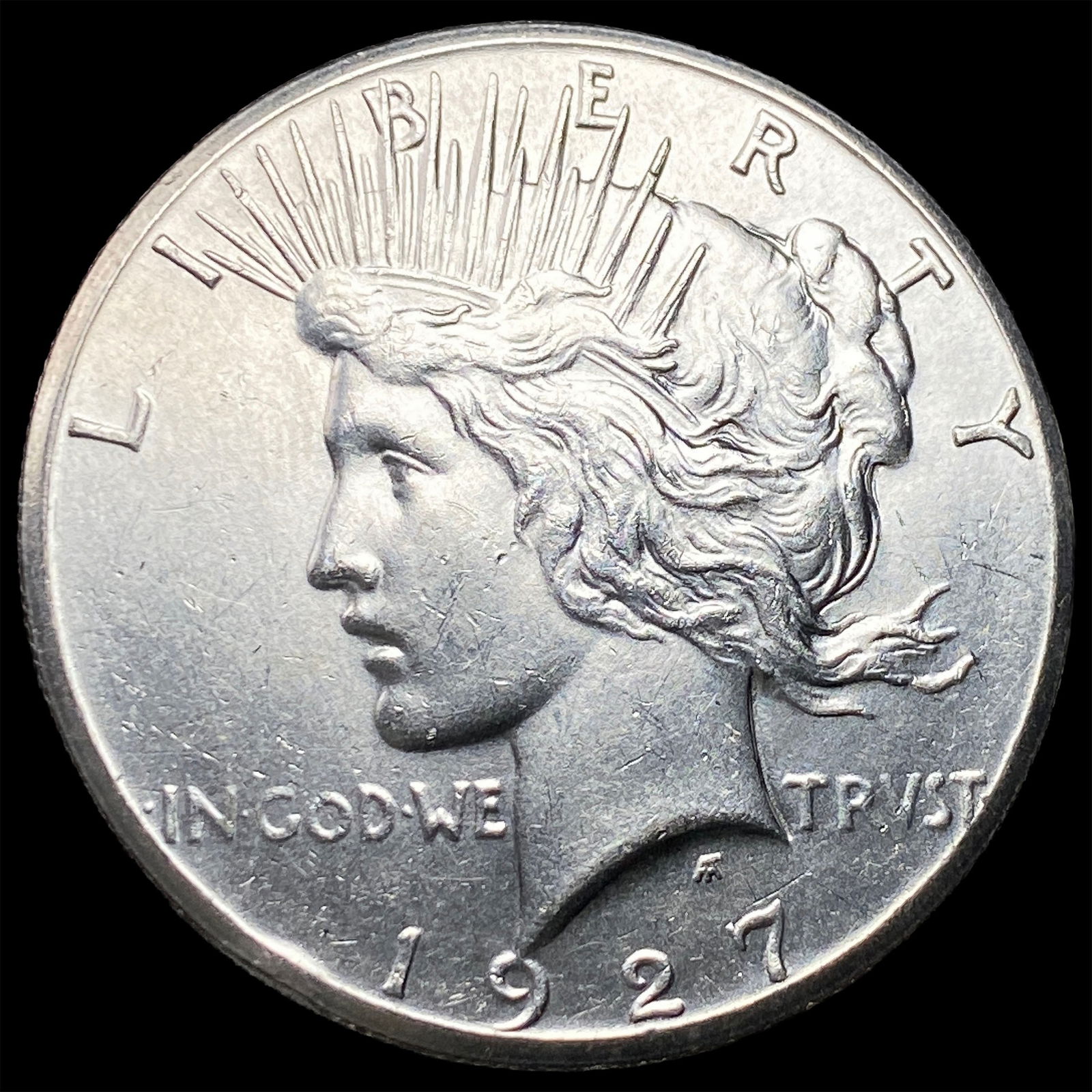 1927 Silver Peace Dollar CLOSELY UNCIRCULATED: 1927 Silver Peace Dollar CLOSELY UNCIRCULATED