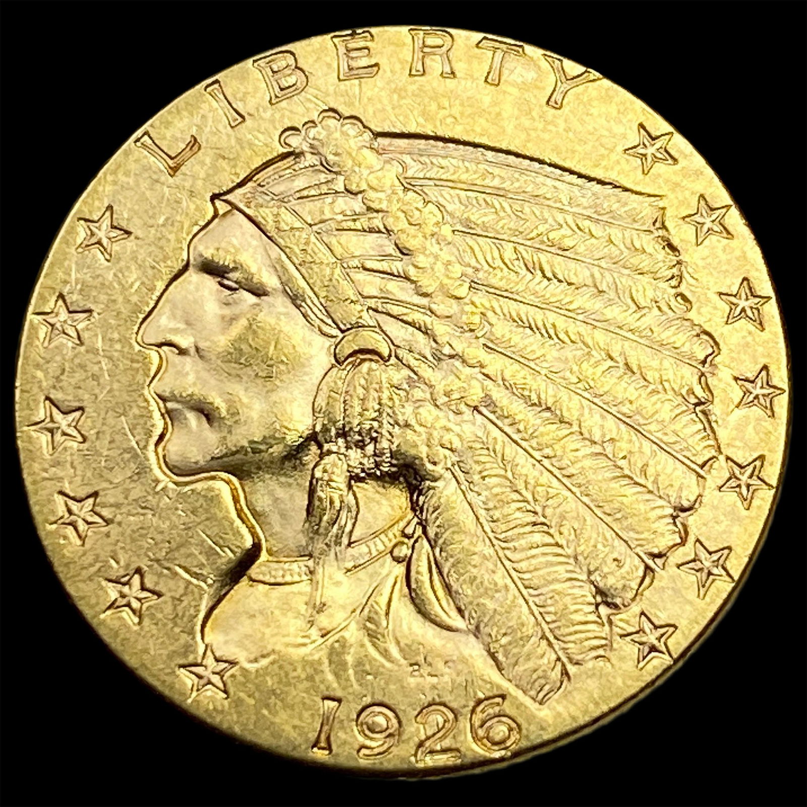 1926 Indian Head Gold $2.5 Quarter Eagle UNCIRCULATED (1 of 2)
