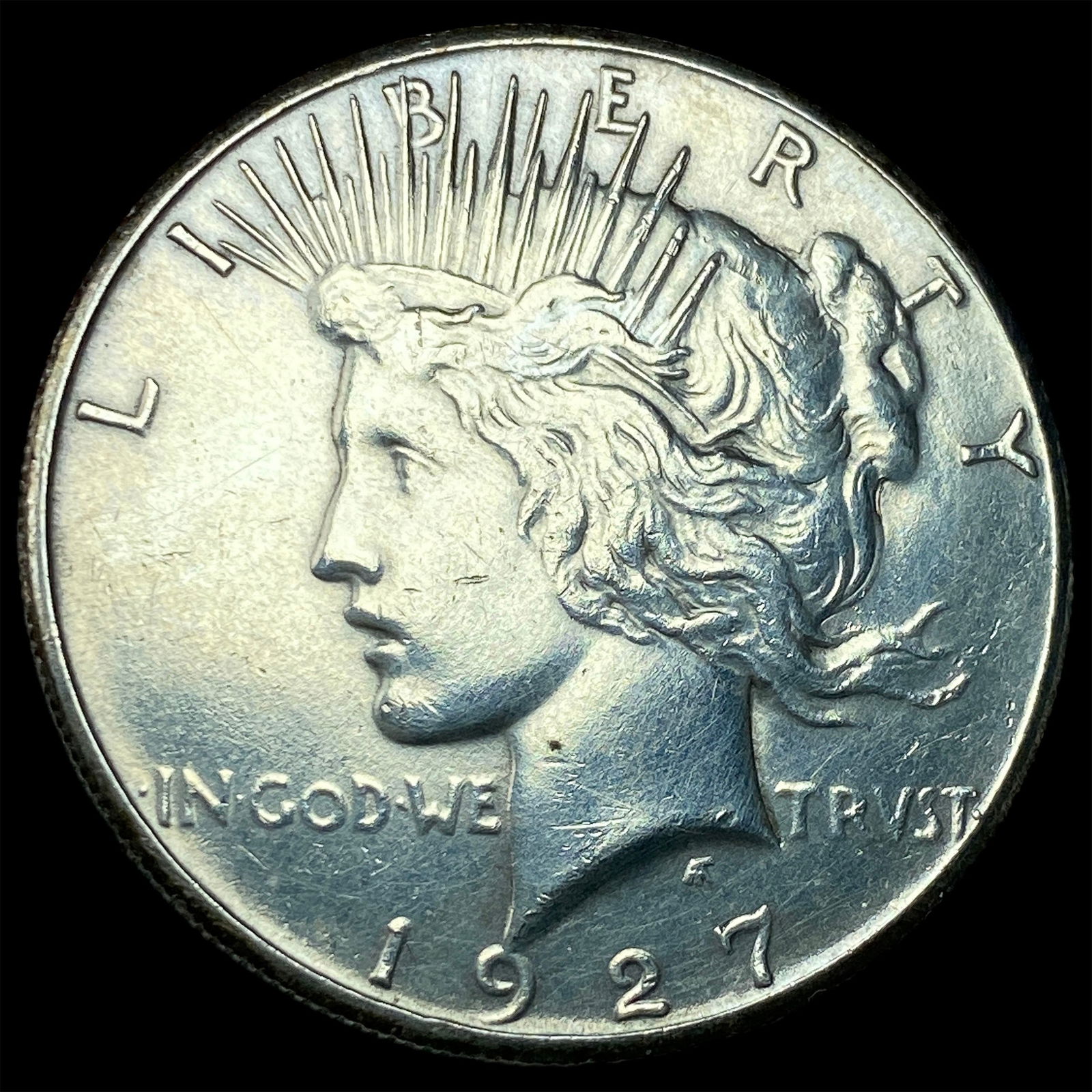 1927-S Silver Peace Dollar UNCIRCULATED (1 of 2)