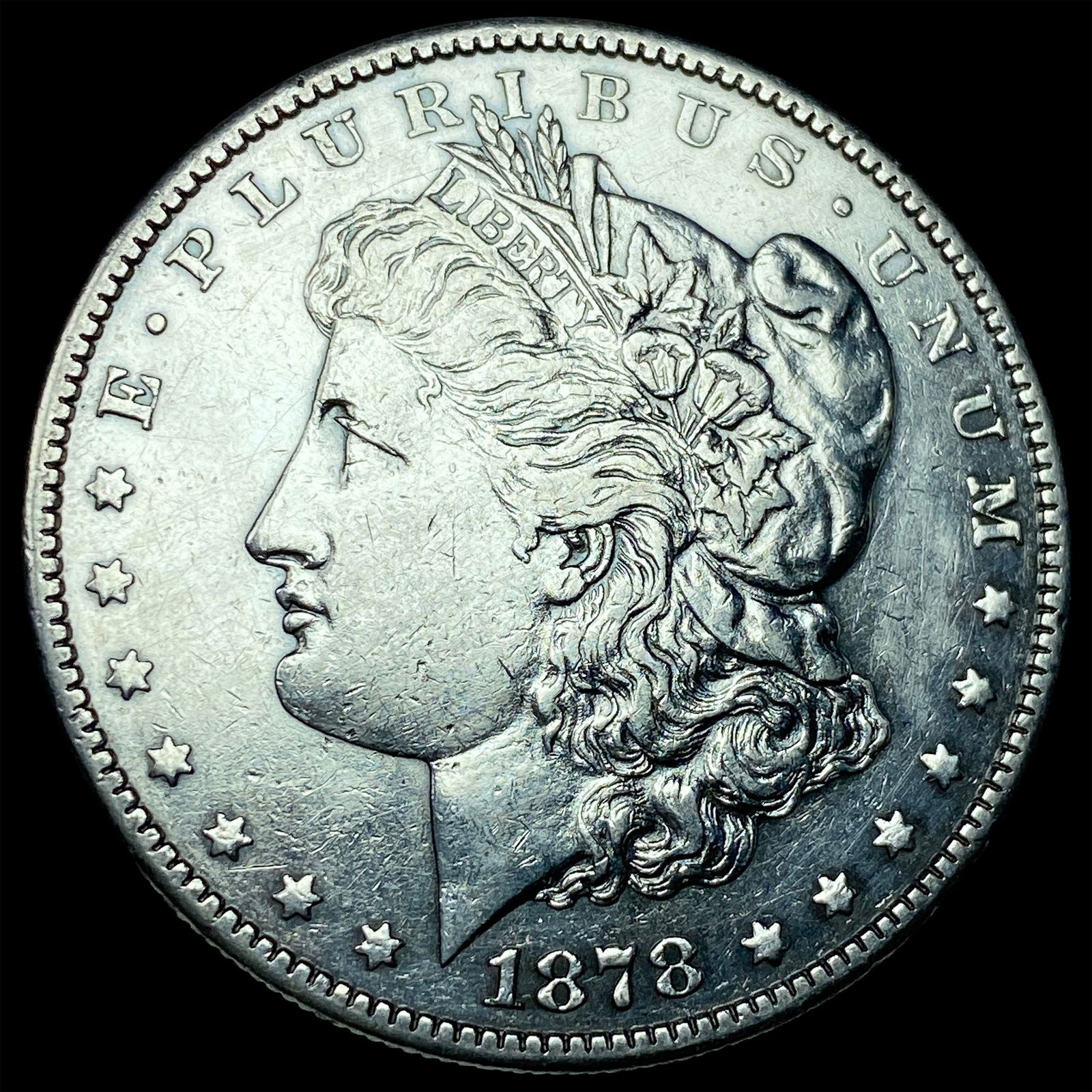 1878-S Silver Morgan Dollar CLOSELY UNCIRCULATED: 1878-S Silver Morgan Dollar CLOSELY UNCIRCULATED