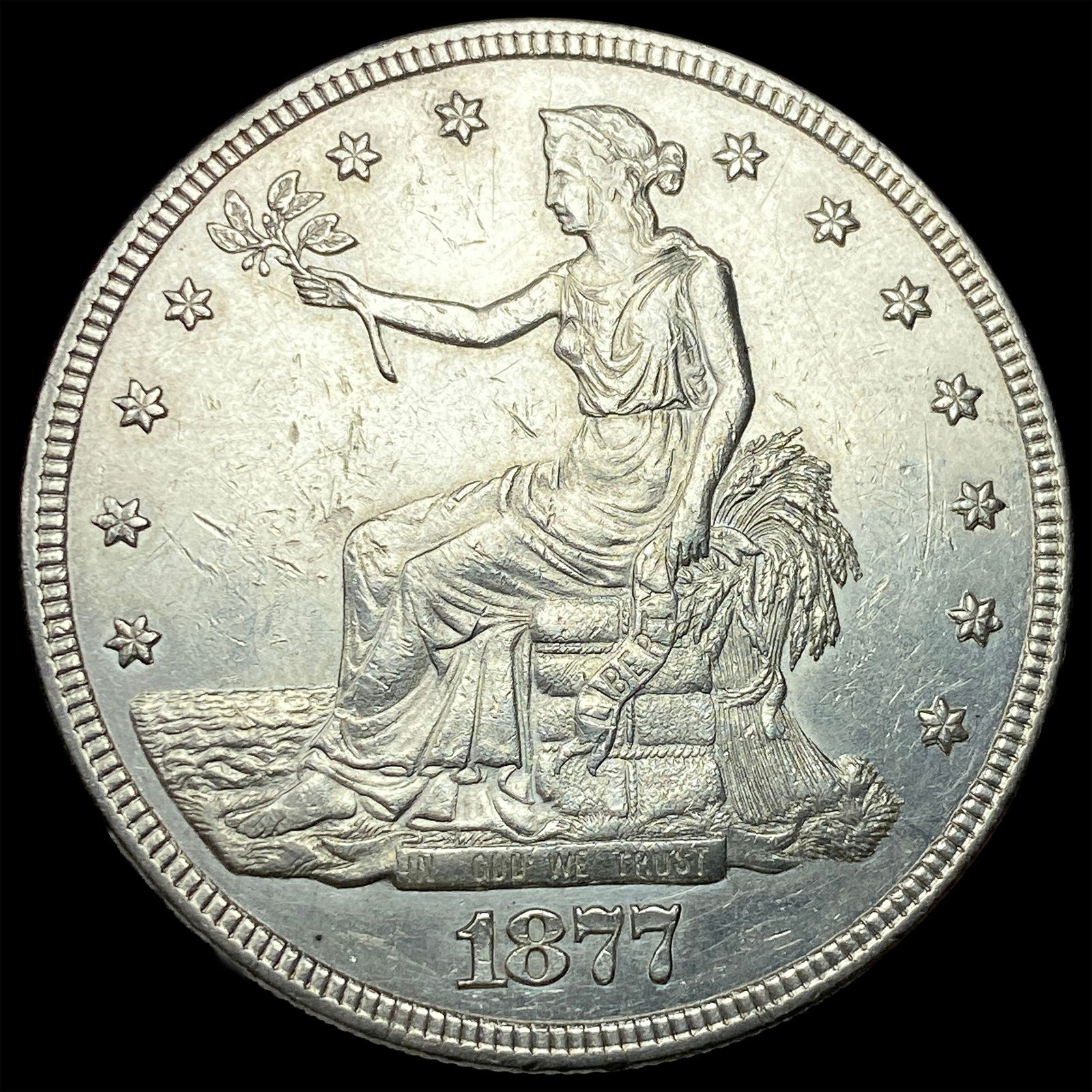 1877 Silver Trade Dollar UNCIRCULATED (1 of 2)