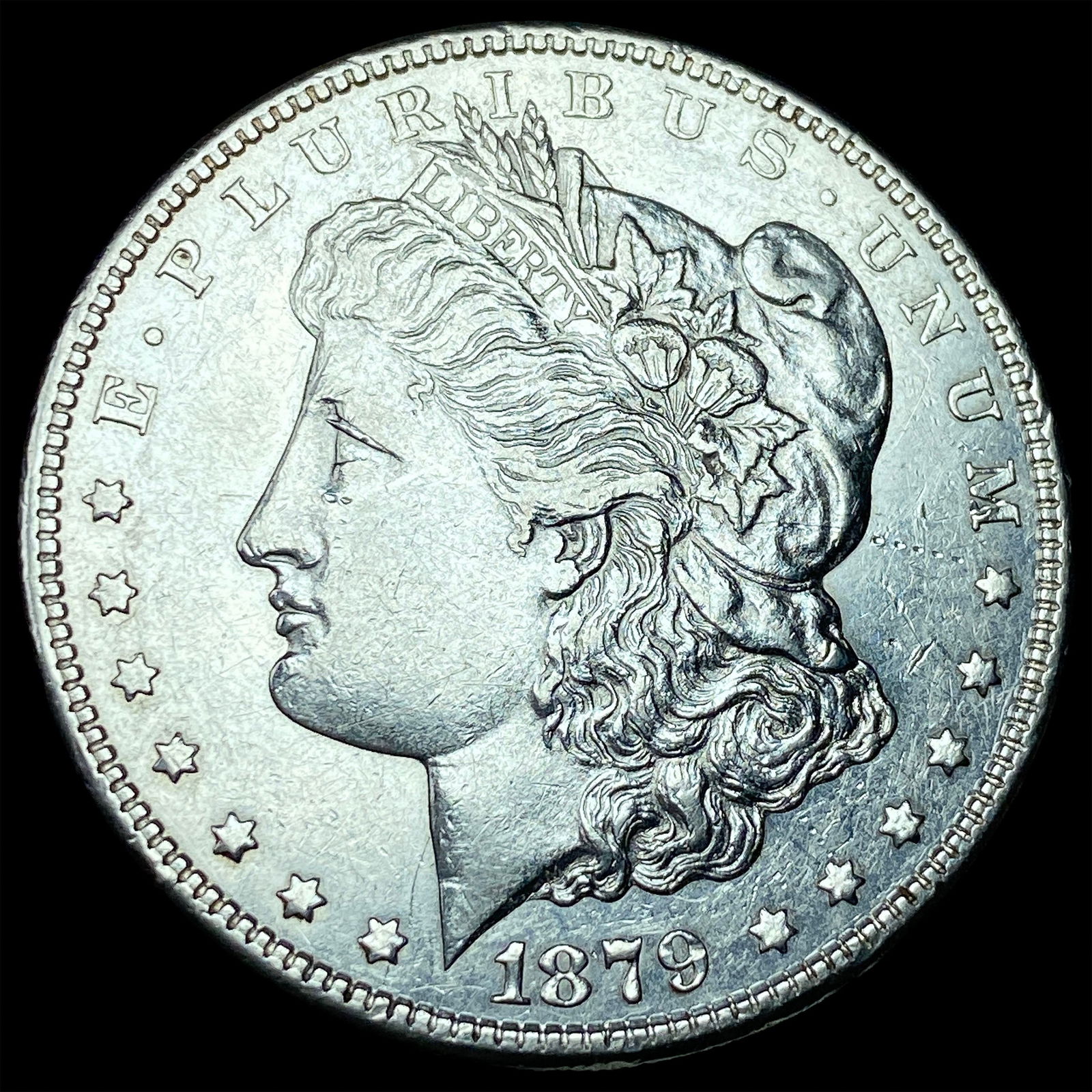 1879-S Silver Morgan Dollar CLOSELY UNCIRCULATED: 1879-S Silver Morgan Dollar CLOSELY UNCIRCULATED