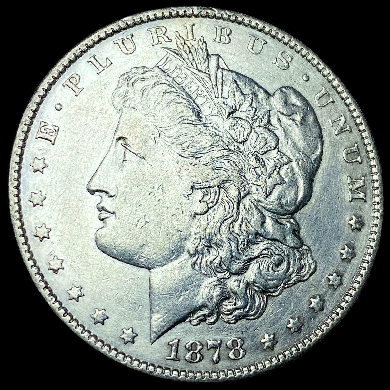 1878-S Silver Morgan Dollar CLOSELY UNCIRCULATED: 1878-S Silver Morgan Dollar CLOSELY UNCIRCULATED