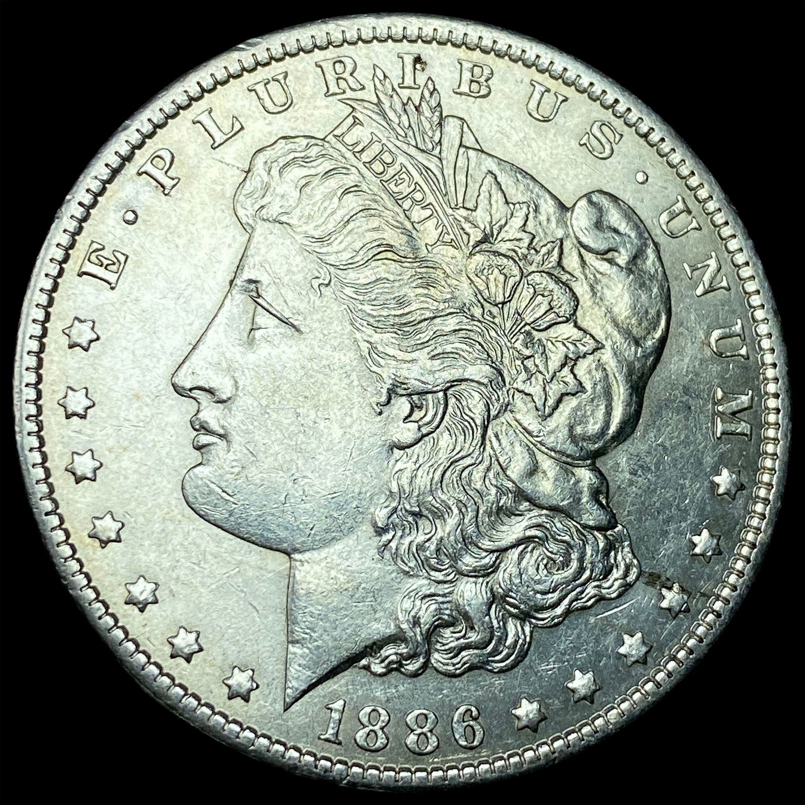 1886-O Silver Morgan Dollar CHOICE AU (1 of 2)