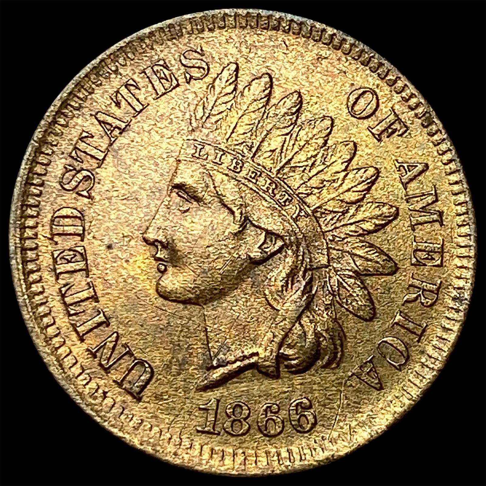1866 Indian Head Cent UNCIRCULATED (1 of 2)