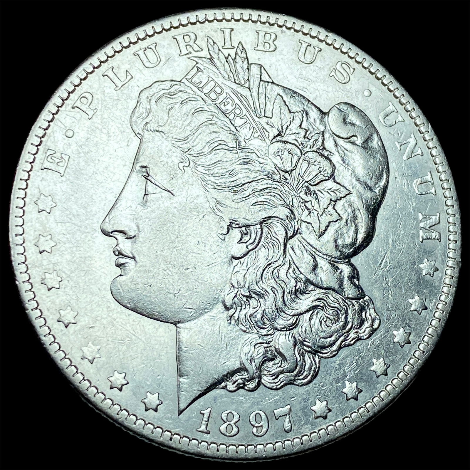 1897-O Silver Morgan Dollar NEARLY UNCIRCULATED: 1897-O Silver Morgan Dollar NEARLY UNCIRCULATED