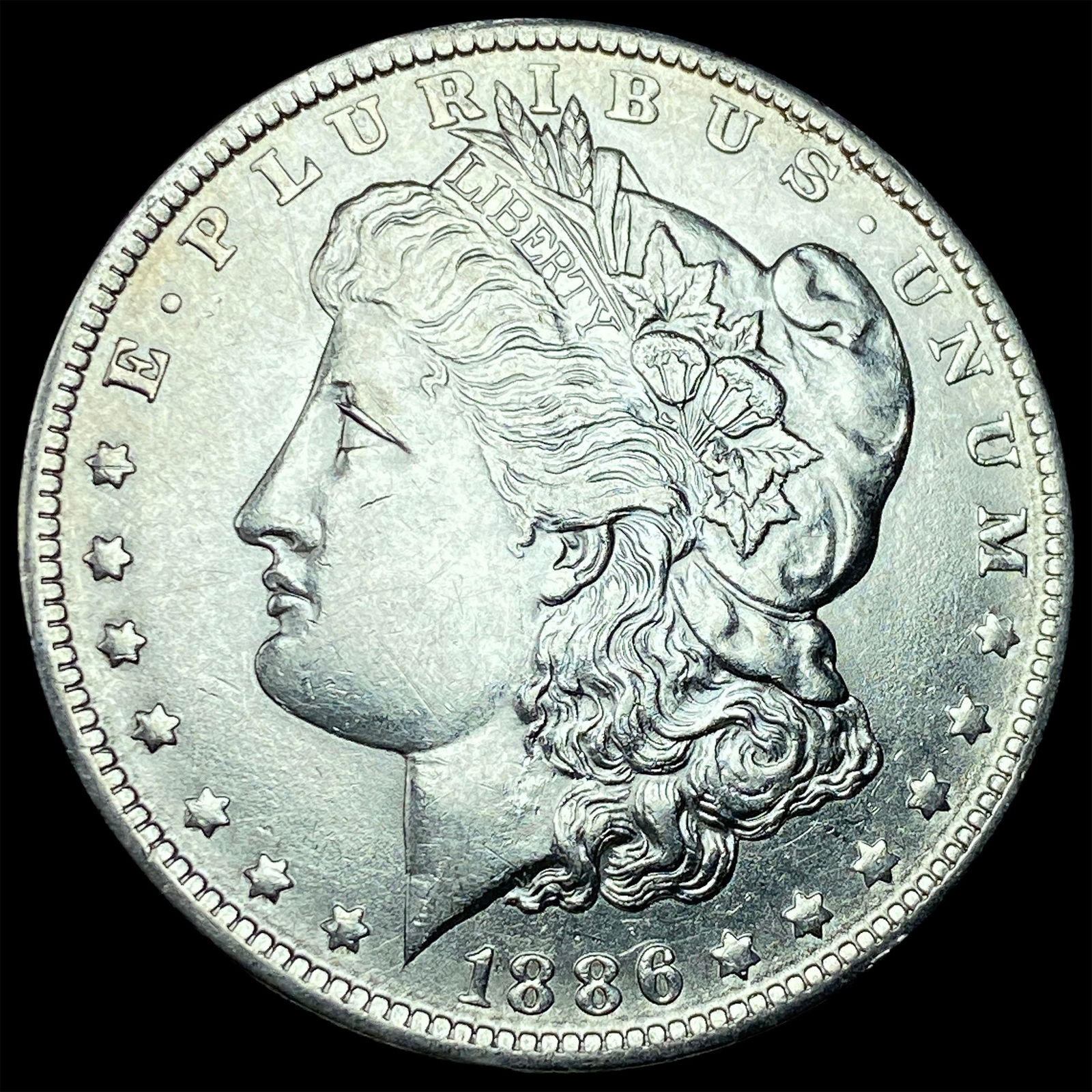 1886-O Silver Morgan Dollar CHOICE AU: 1886-O Silver Morgan Dollar CHOICE AU
