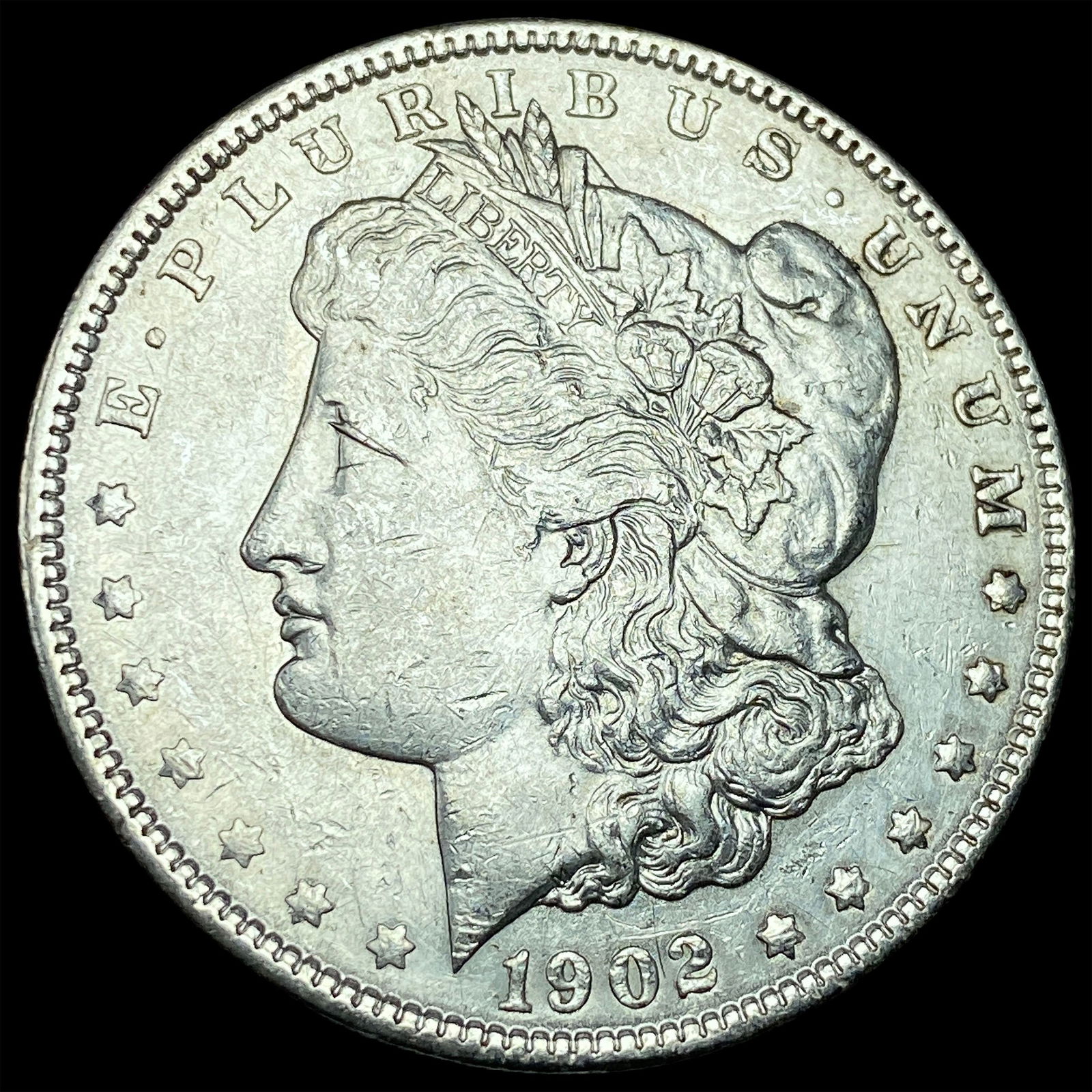 1902 Morgan Silver Dollar CLOSELY UNCIRCULATED: 1902 Morgan Silver Dollar CLOSELY UNCIRCULATED