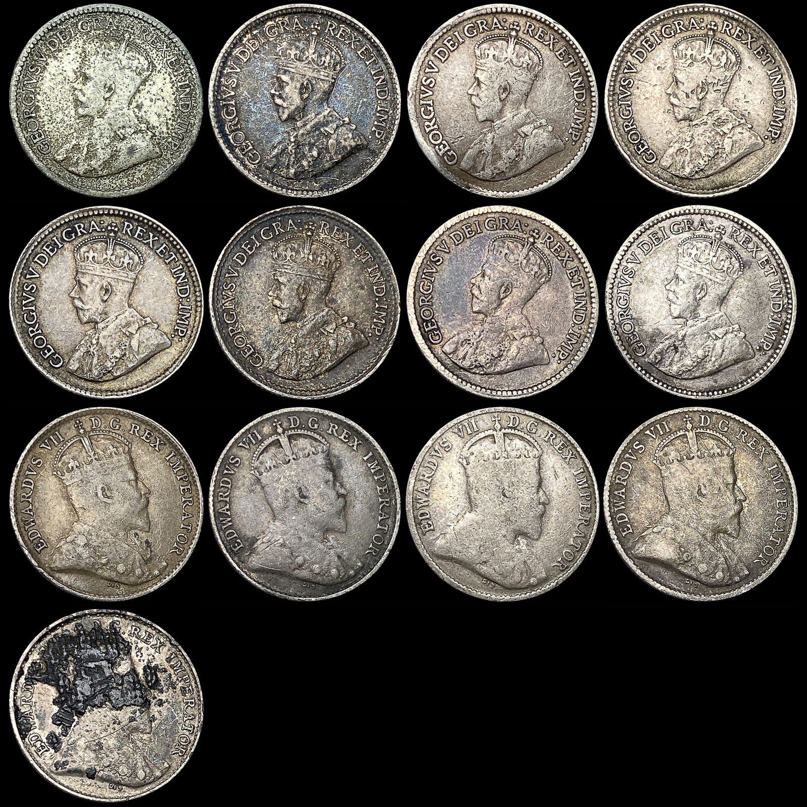 [13] 1902-1920 Canada 5 Cents NEARLY UNCIRCULATED (1 of 2)