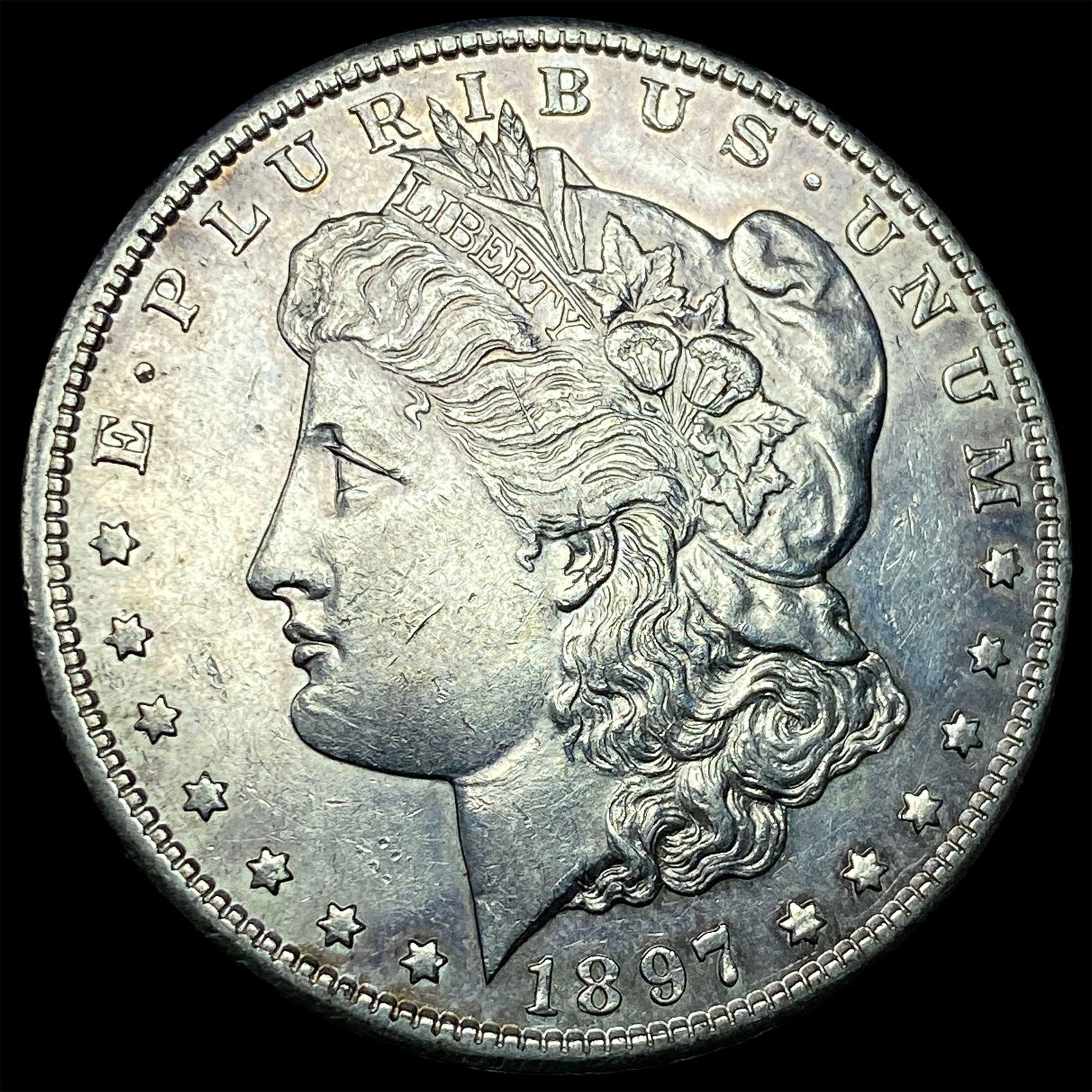 1897-S Silver Morgan Dollar CLOSELY UNCIRCULATED (1 of 2)