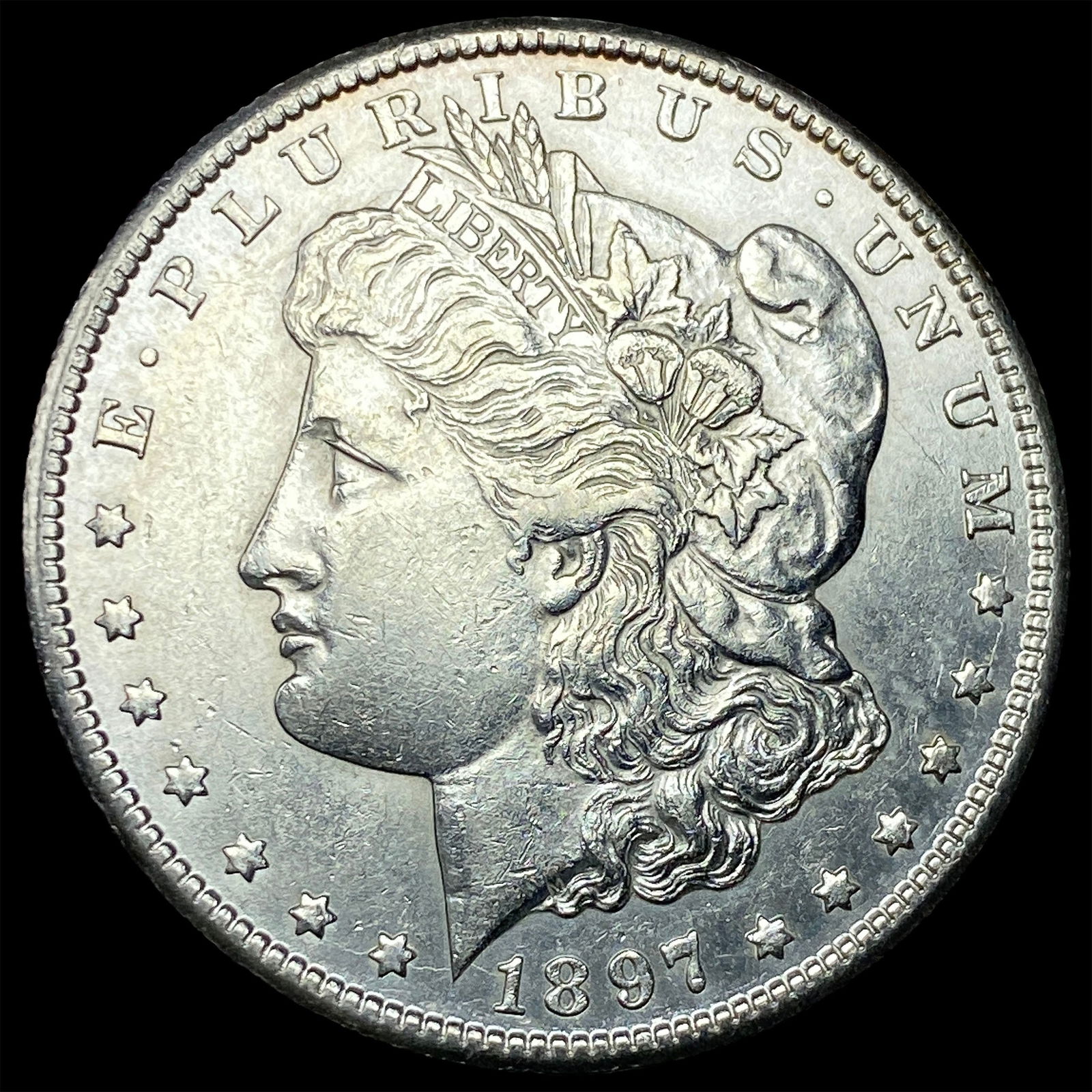 1897-S Silver Morgan Dollar CLOSELY UNCIRCULATED: 1897-S Silver Morgan Dollar CLOSELY UNCIRCULATED