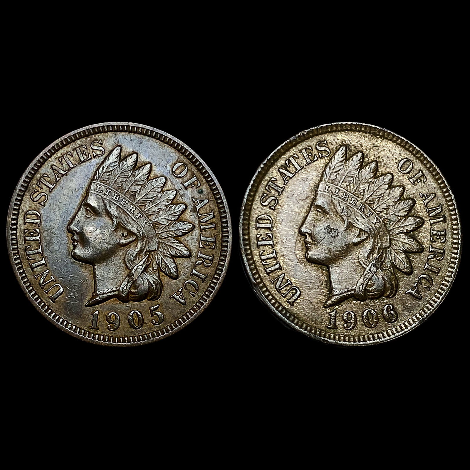 [2]1905/1906 Indian Head Cent UNCIRCULATED (1 of 2)
