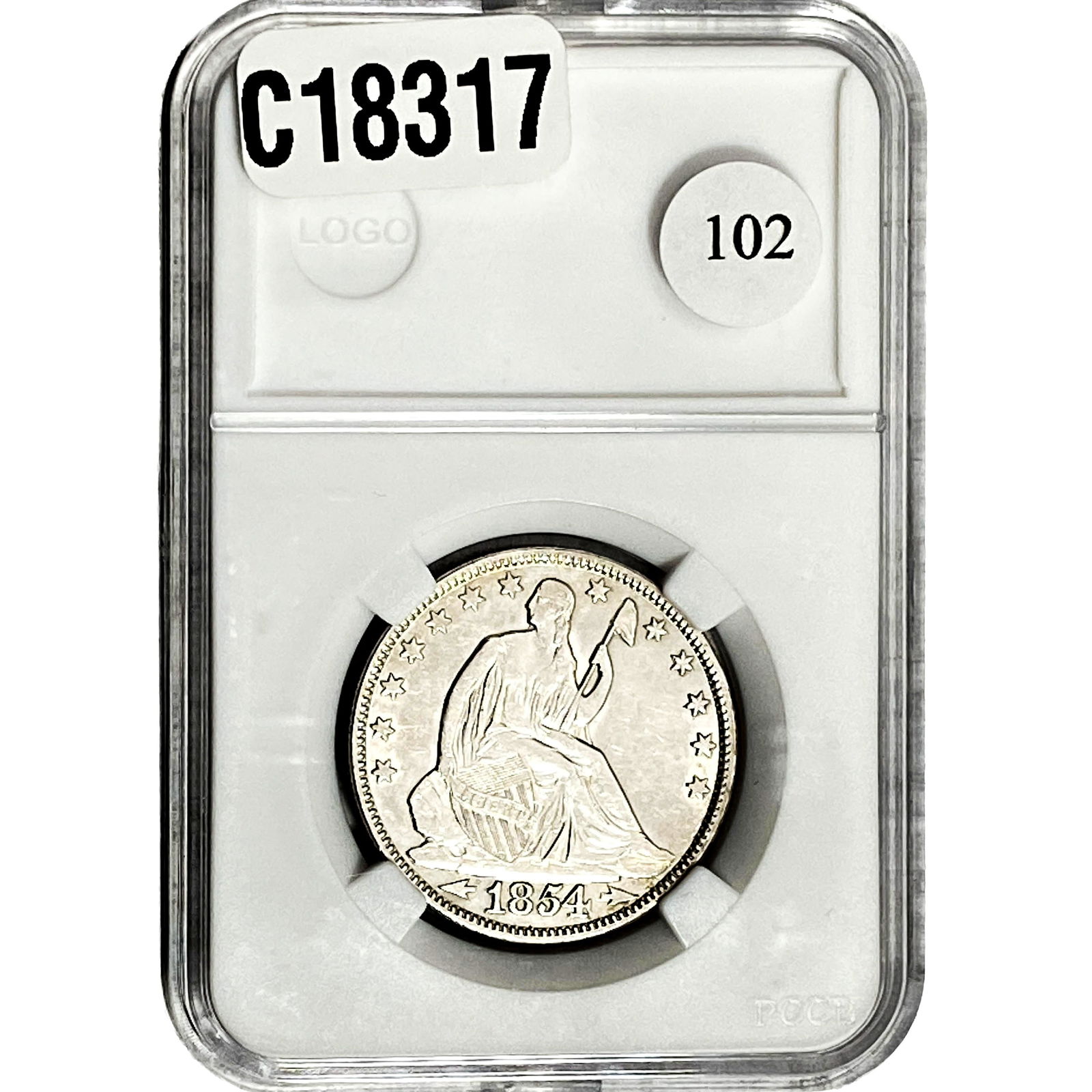 1854-O Seated Liberty Half Dollar: 1854-O Seated Liberty Half Dollar