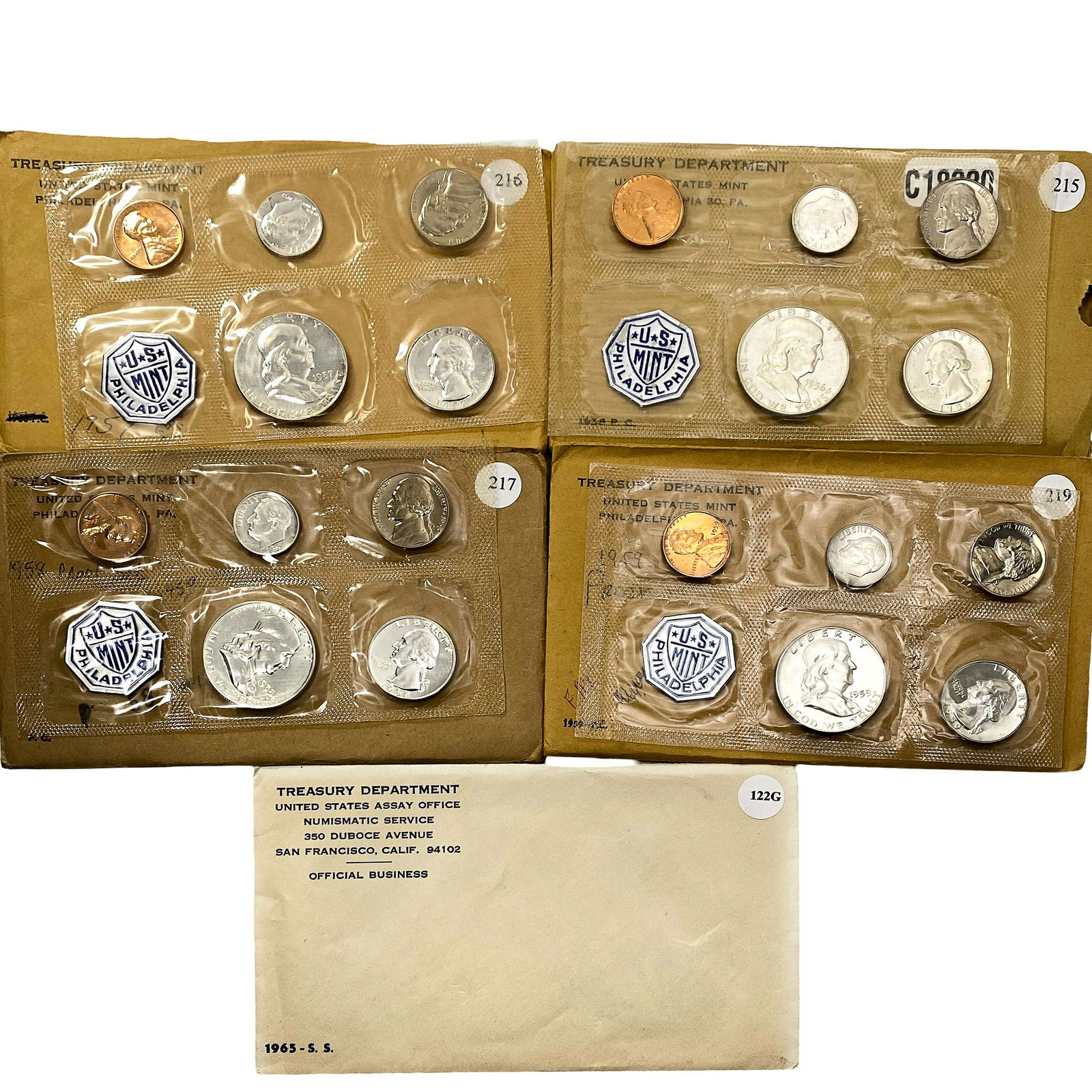 [5] 1956-1965 U.S. Proof Set Lot (1 of 2)